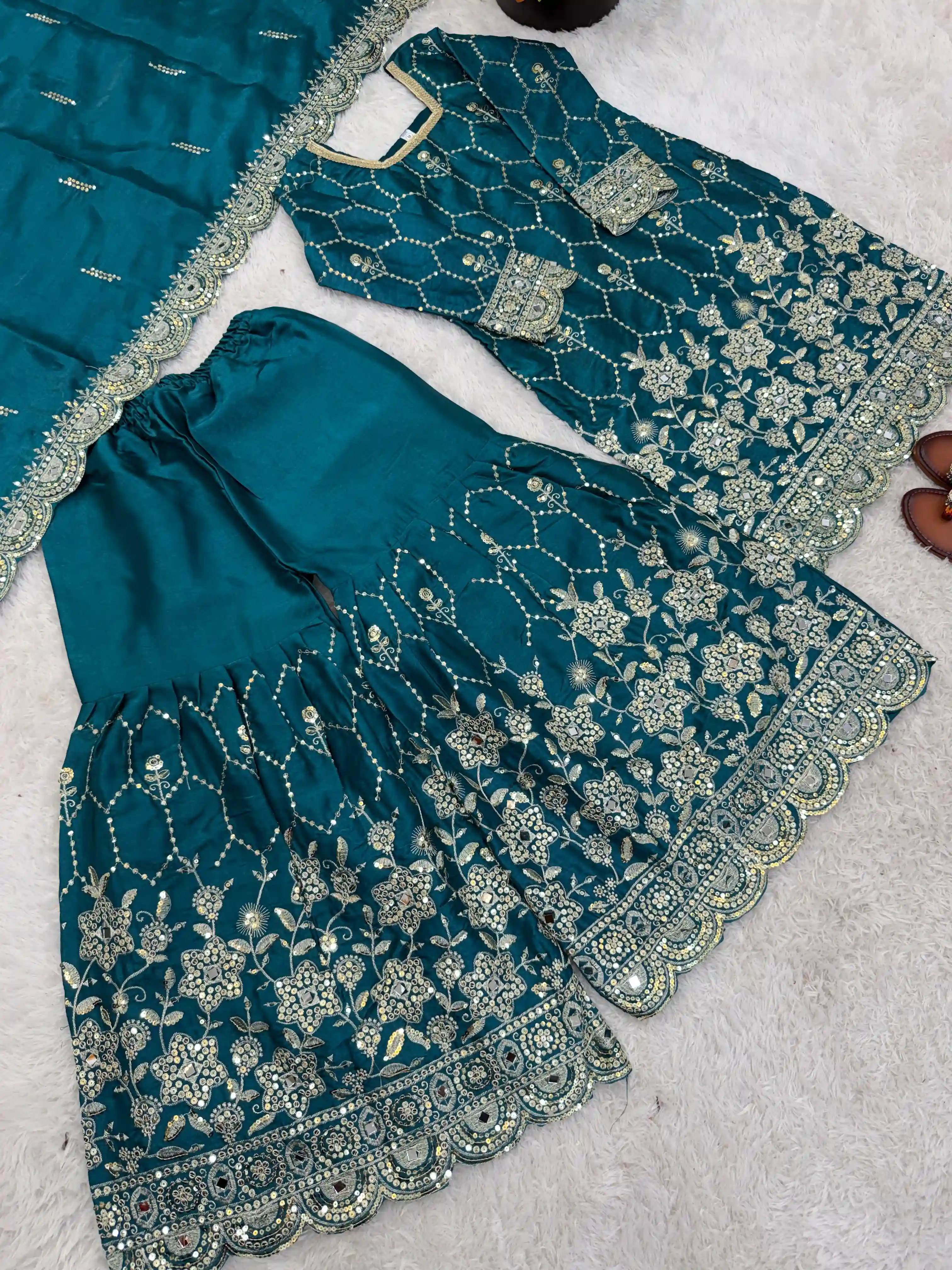 GMY Silk Sharara Collection