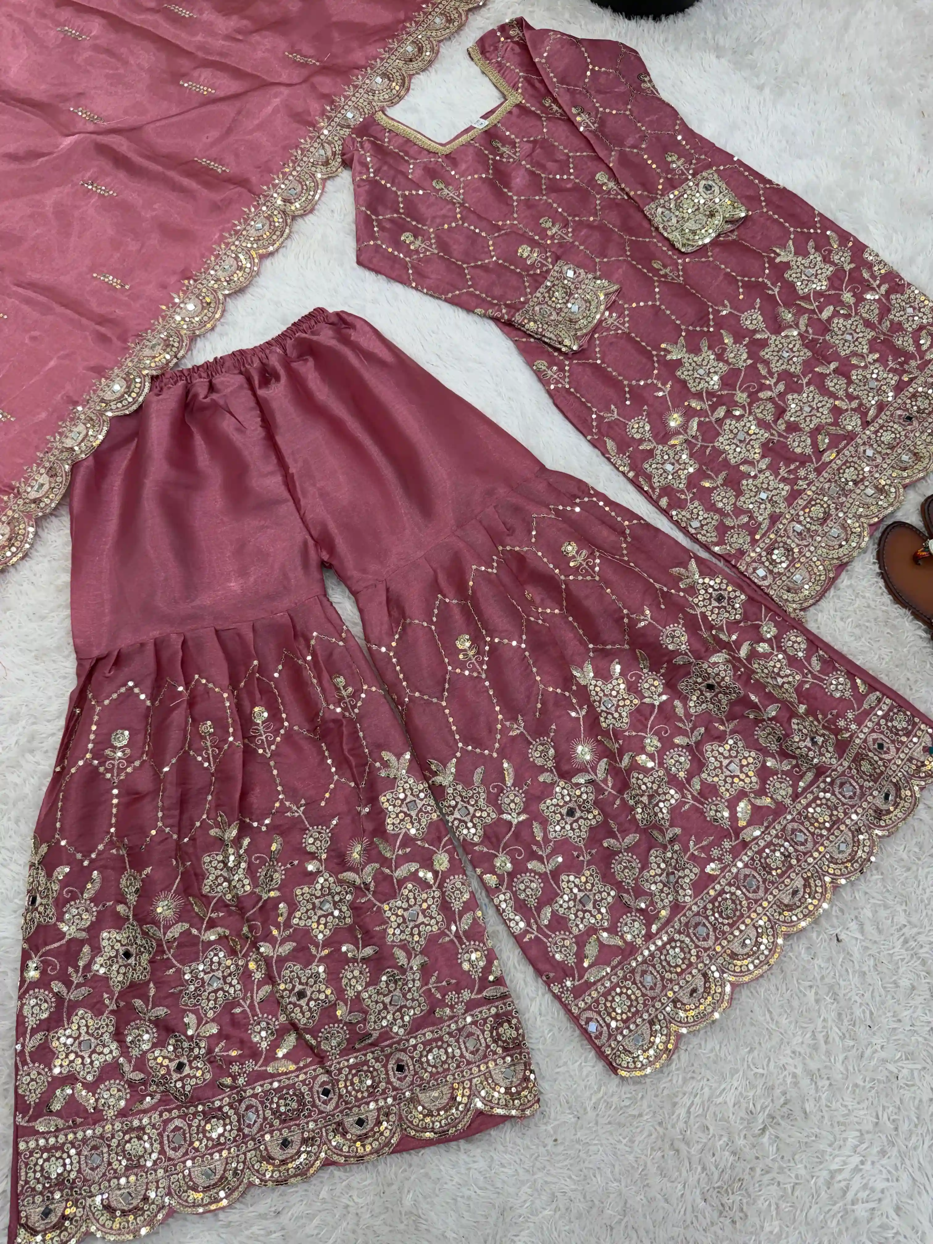 GMY Silk Sharara Collection