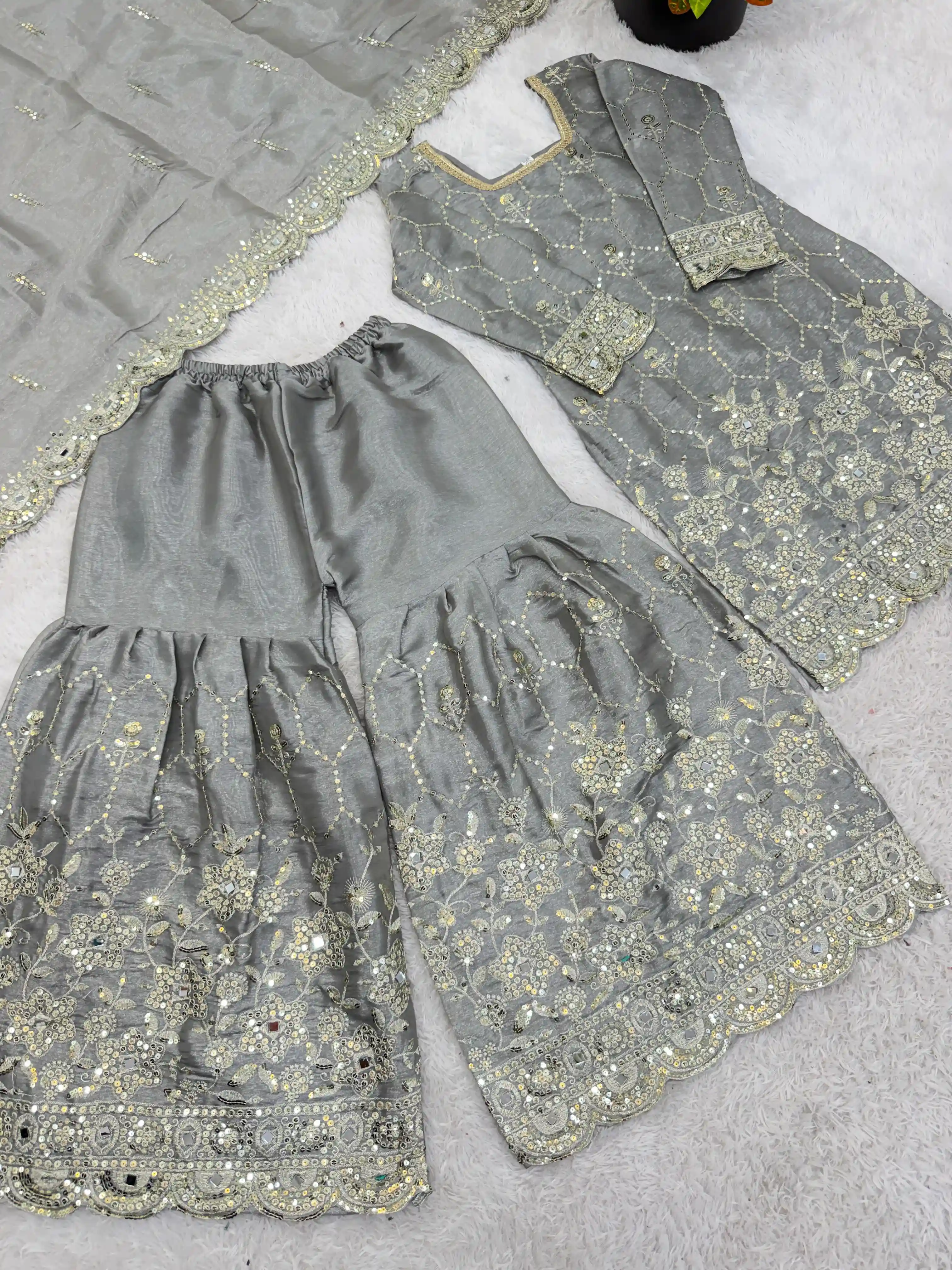 GMY Silk Sharara Collection