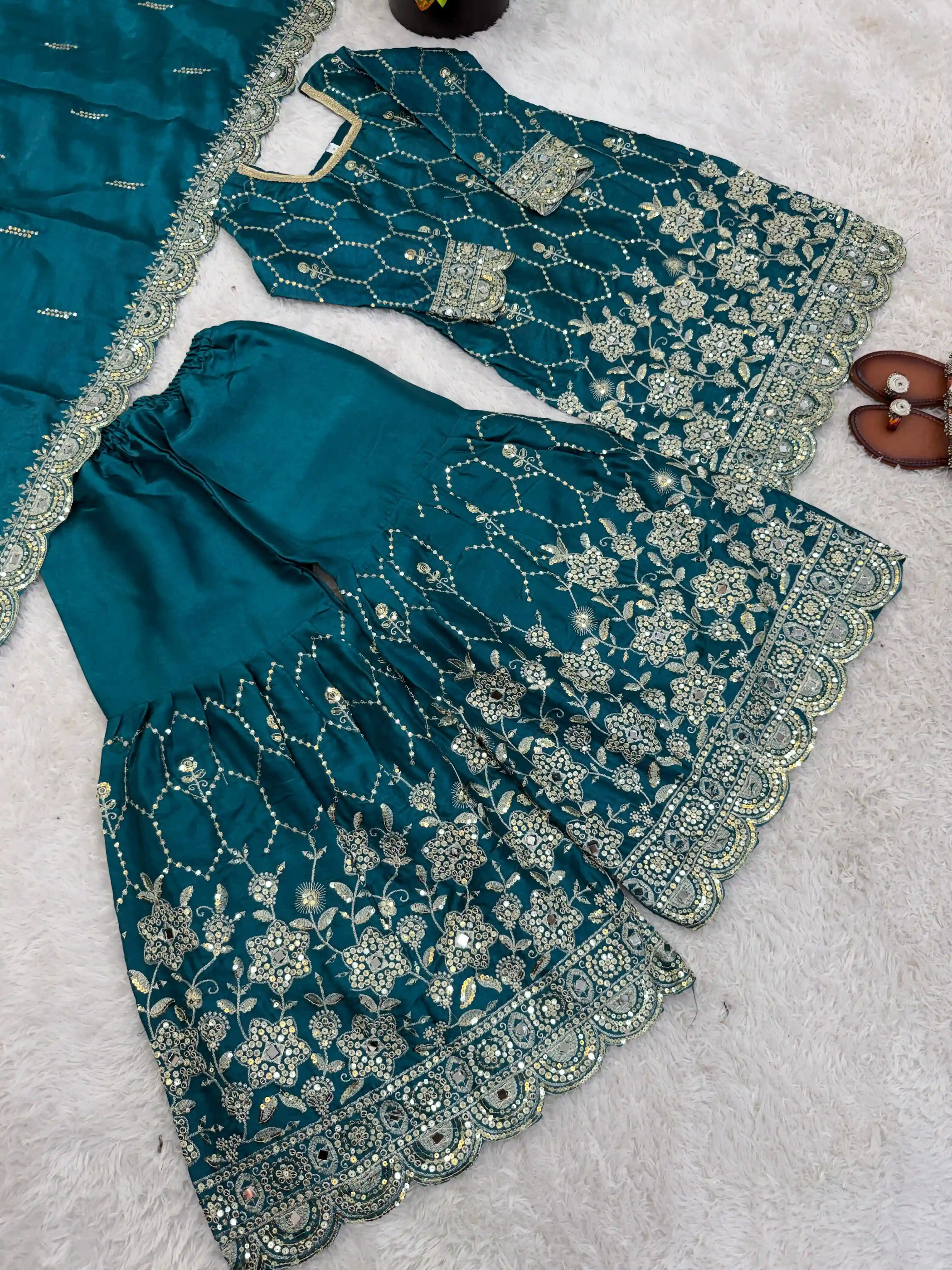 GMY Silk Sharara Collection