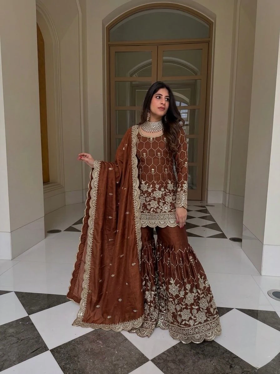 GMY Silk Sharara Collection