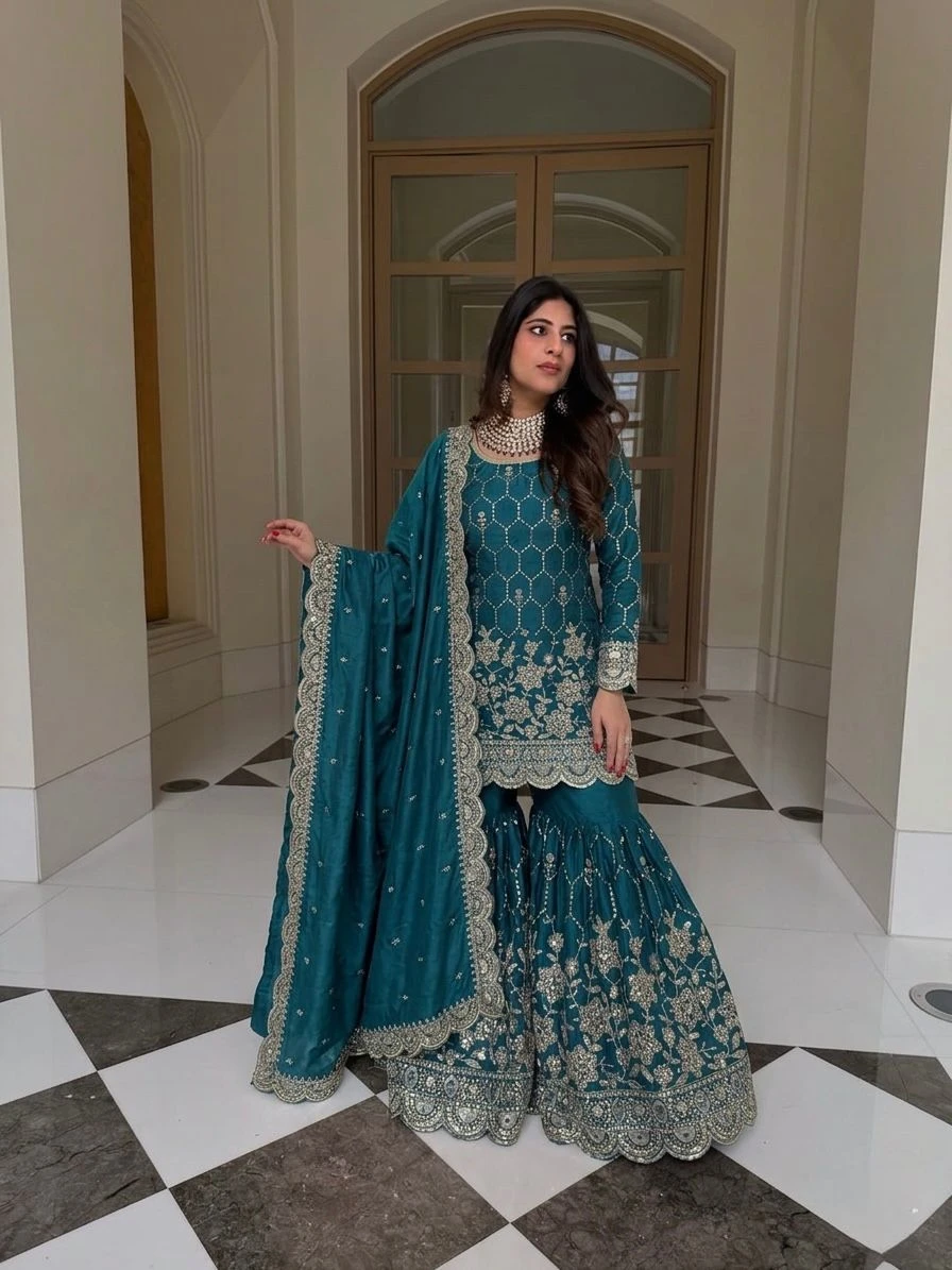 GMY Silk Sharara Collection