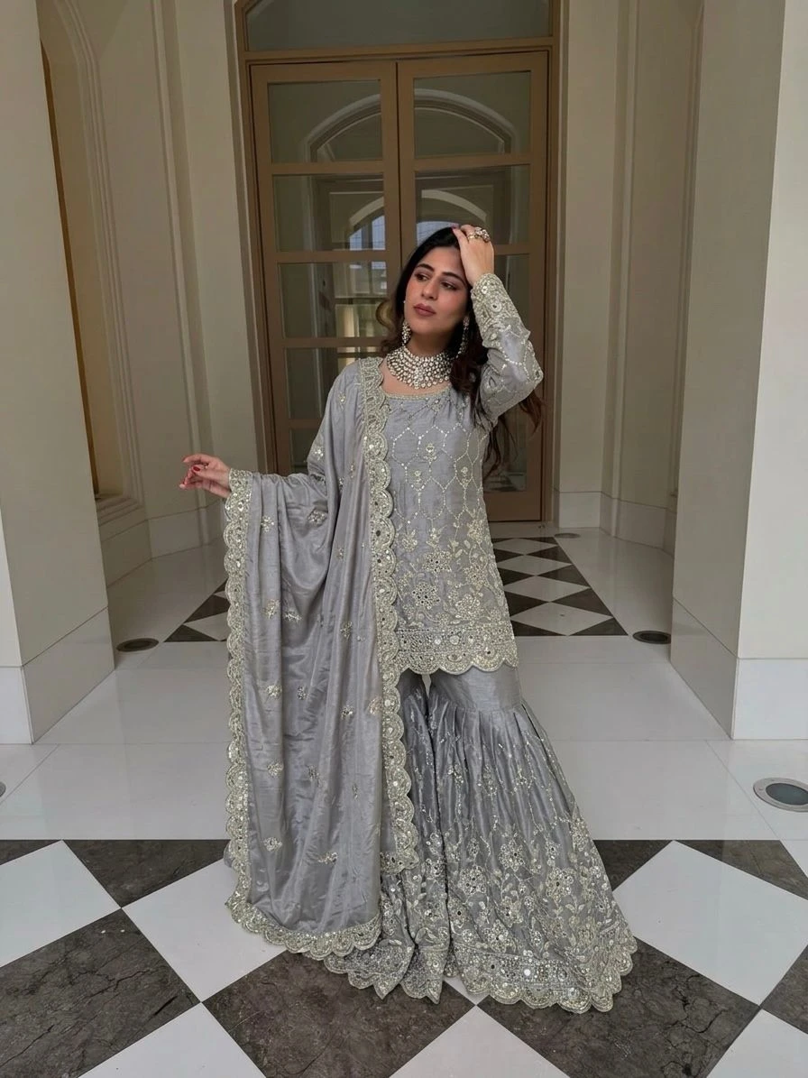 GMY Silk Sharara Collection