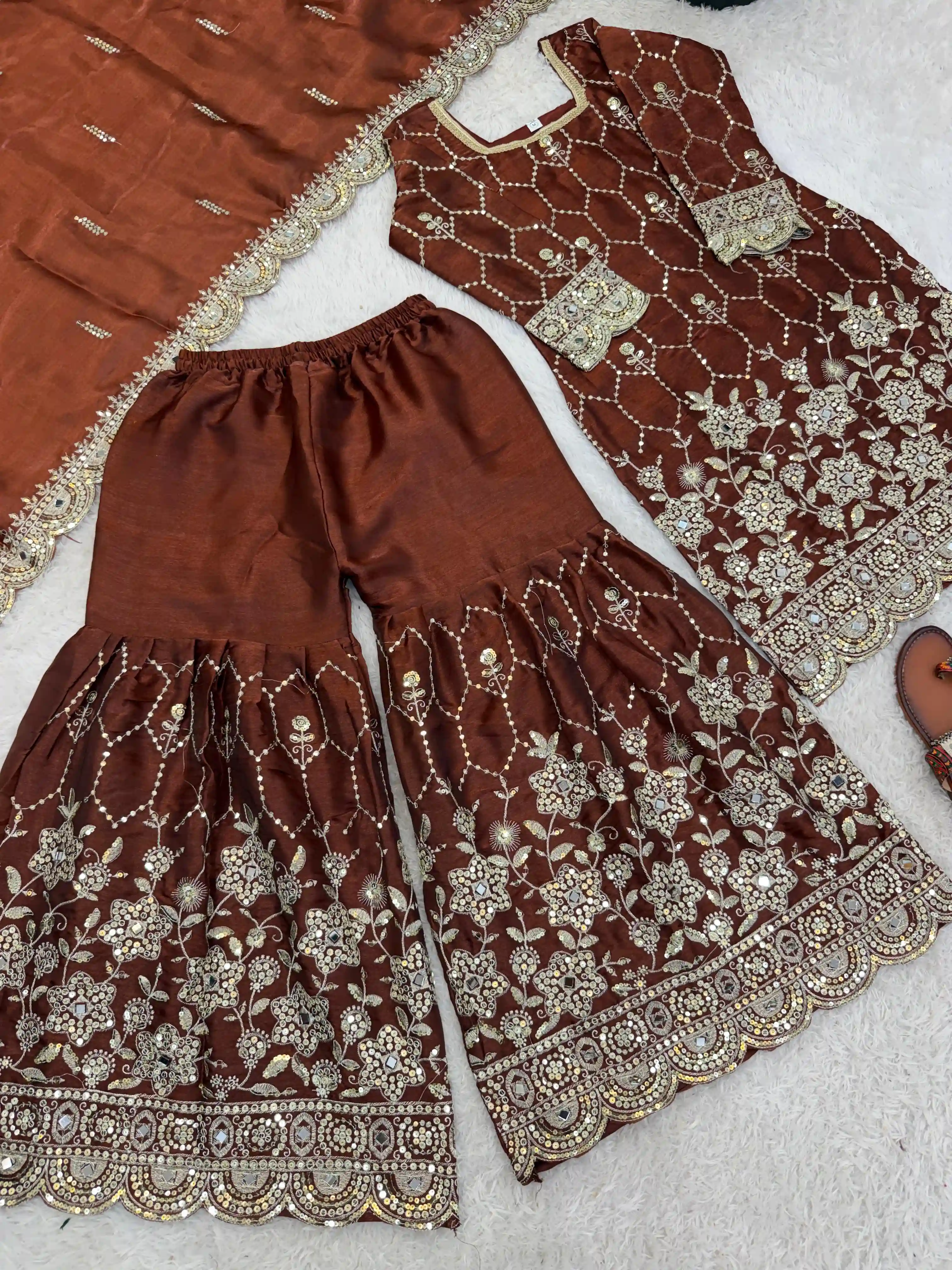 GMY Silk Sharara Collection