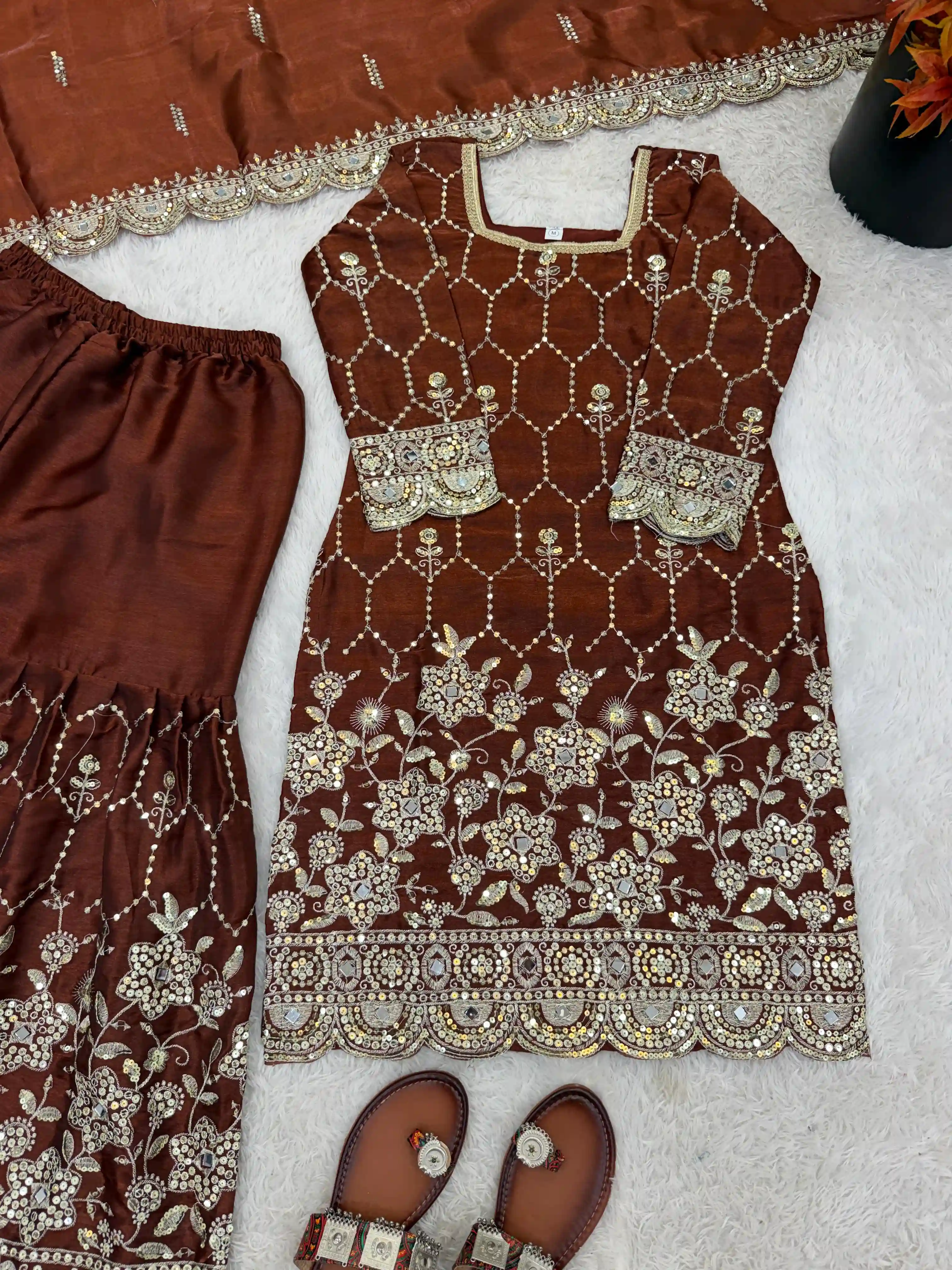GMY Silk Sharara Collection