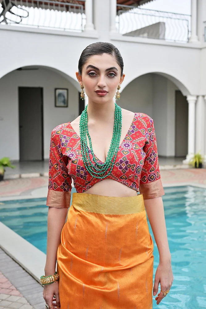 Jf 3210 Khadi Raw Silk Zari Woven Traditional Saree Collection