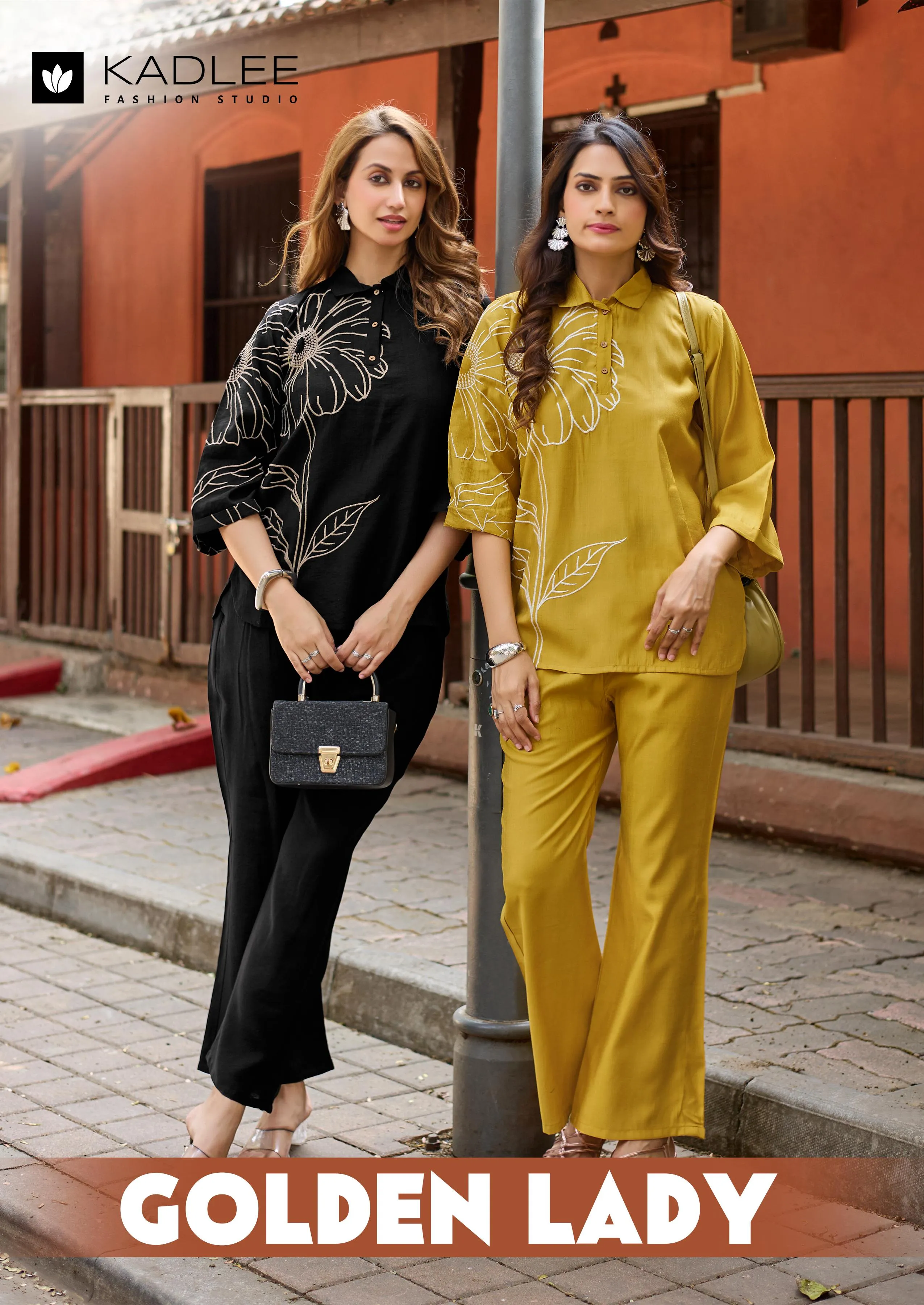 KADLEE Golden Lady Viscose Weaving Suit