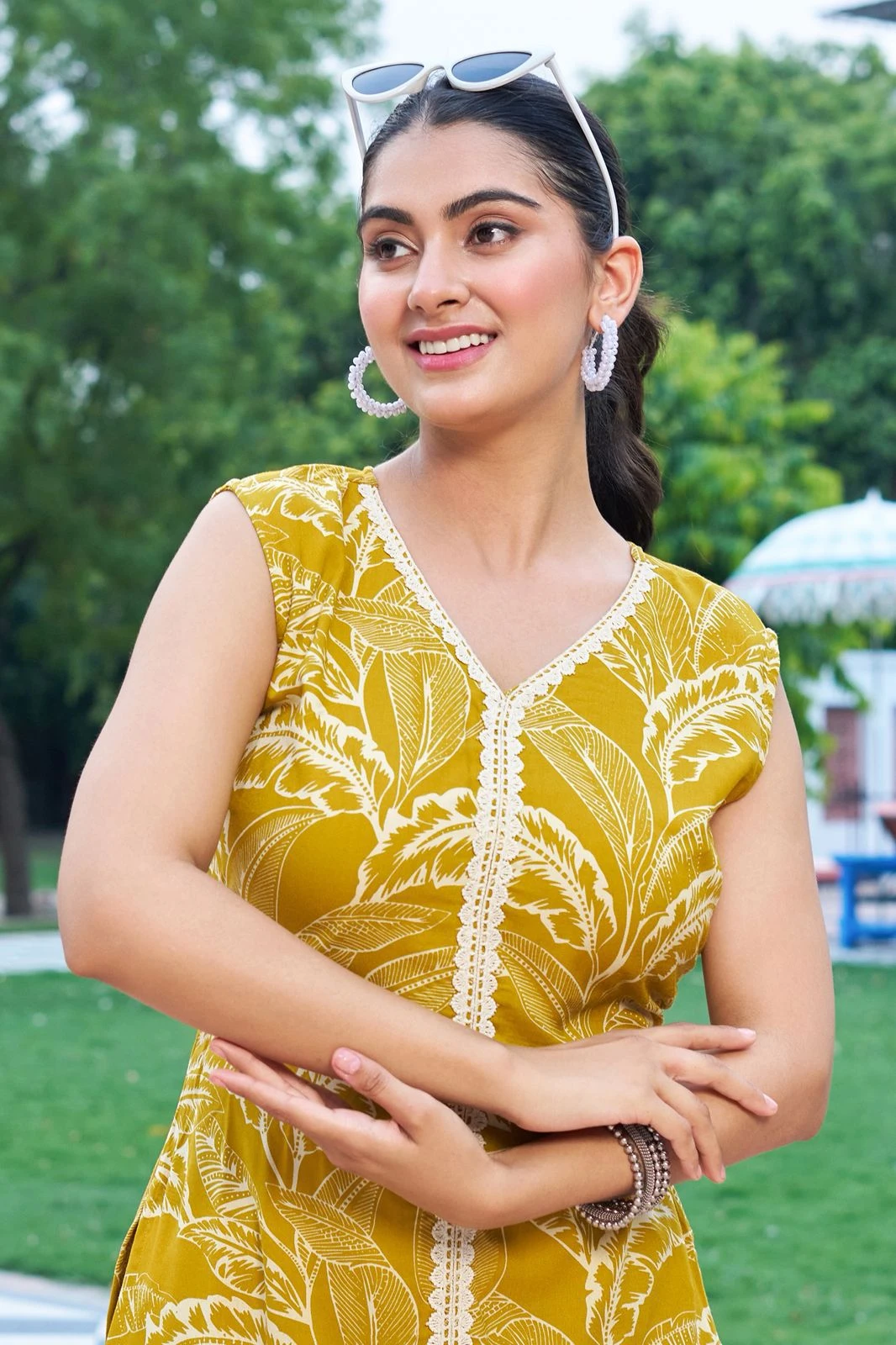 Kadlee Saavi Vol 2 Rayon Print Suit