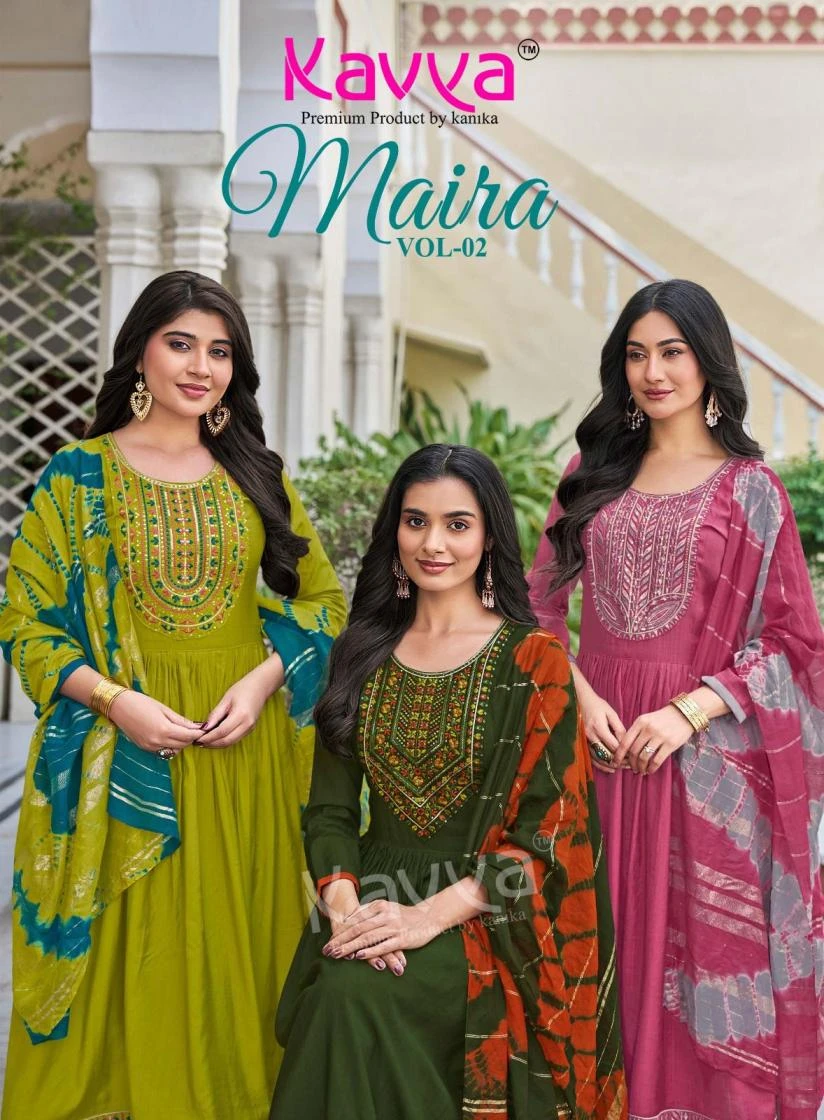 KAVYA KAVYA Maira Vol-2 Umbrella Cut Collection