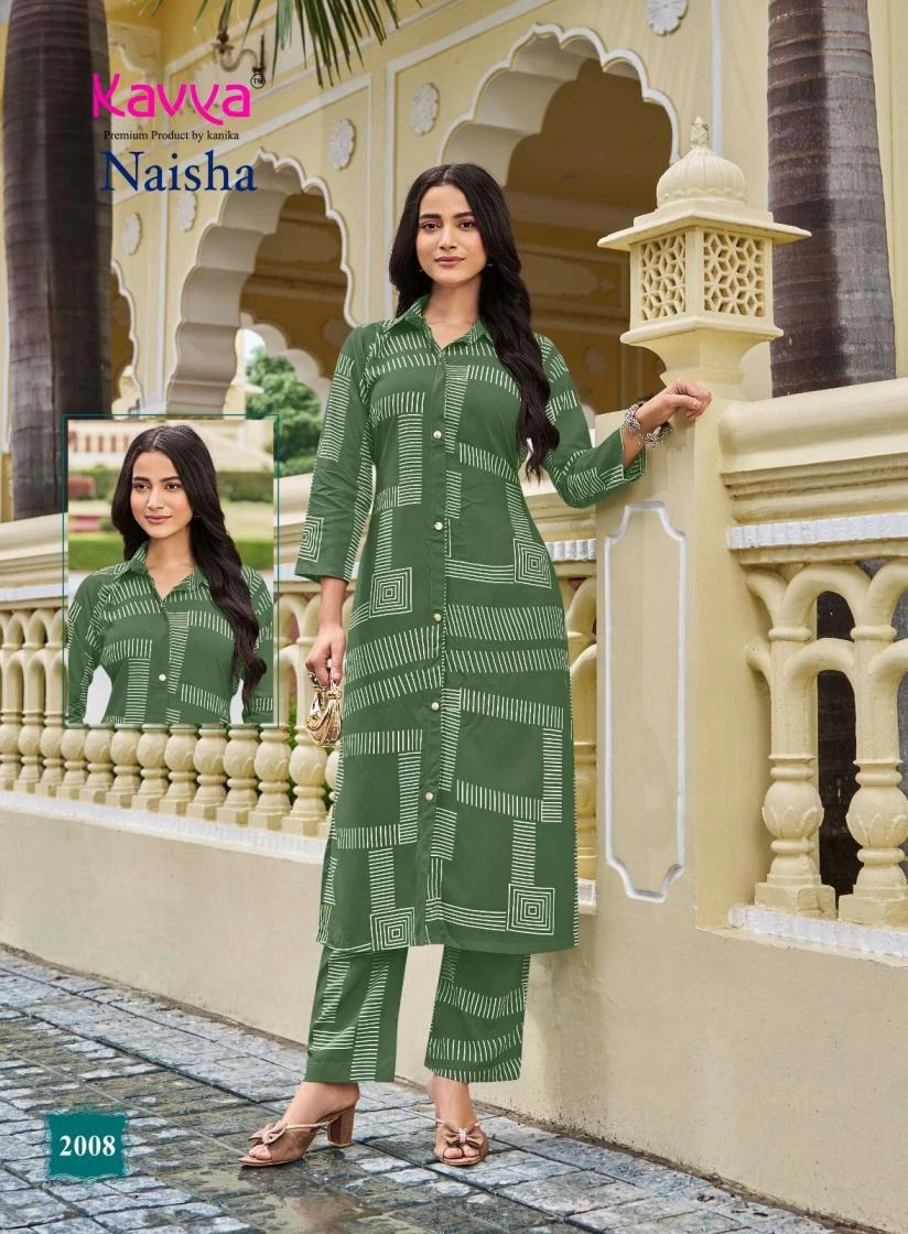 Kavya Naisha Vol 2 Premium Rayon Cord Set