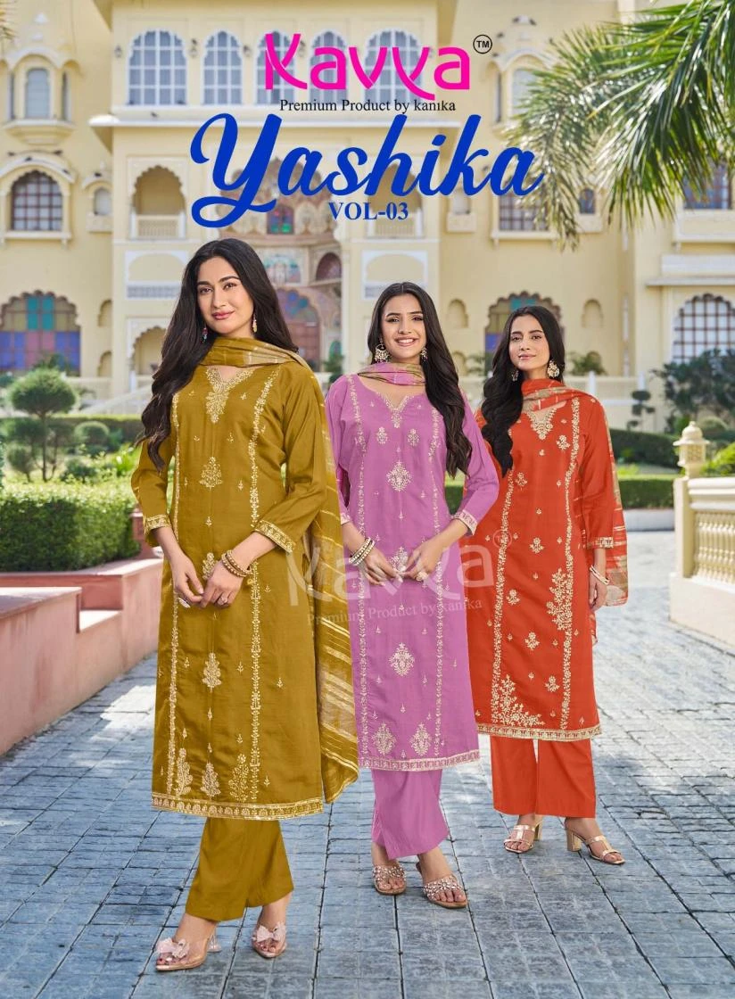KAVYA YASHIKA Vol 3 Straight Cut Suit