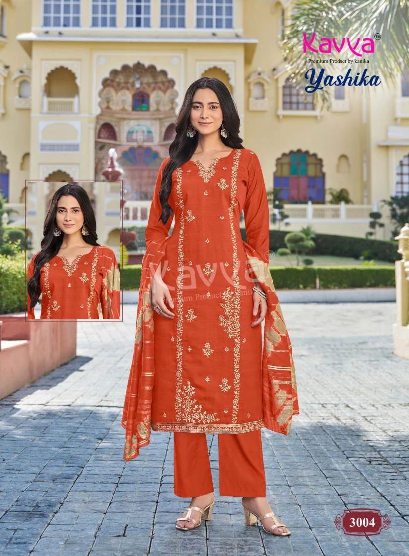KAVYA YASHIKA Vol 3 Straight Cut Suit