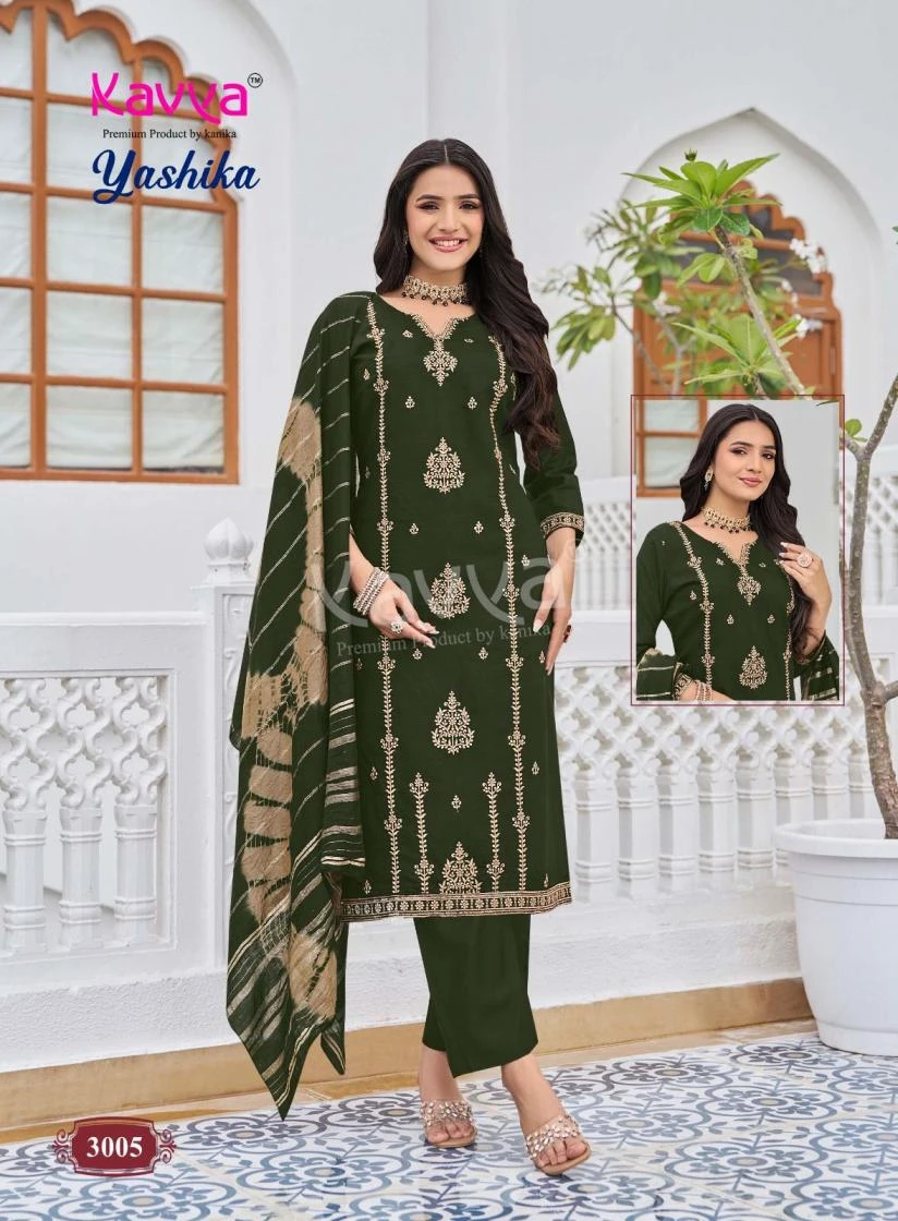 KAVYA YASHIKA Vol 3 Straight Cut Suit