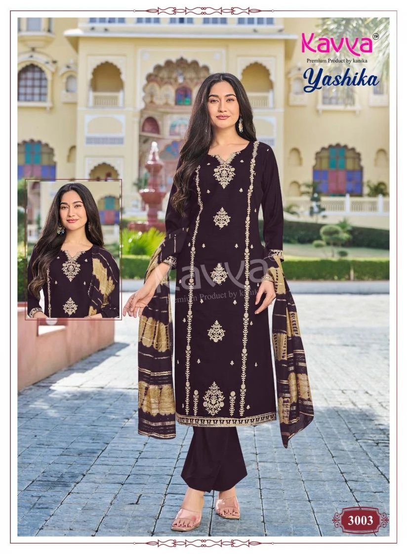 KAVYA YASHIKA Vol 3 Straight Cut Suit