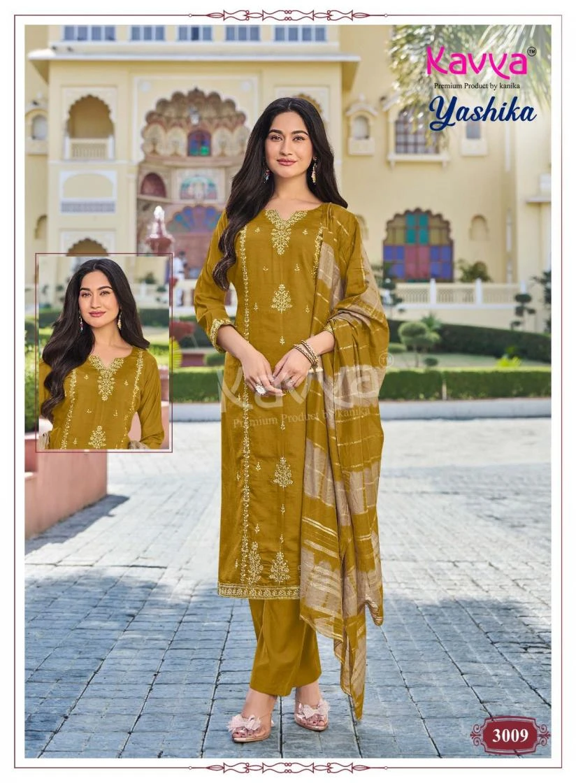 KAVYA YASHIKA Vol 3 Straight Cut Suit
