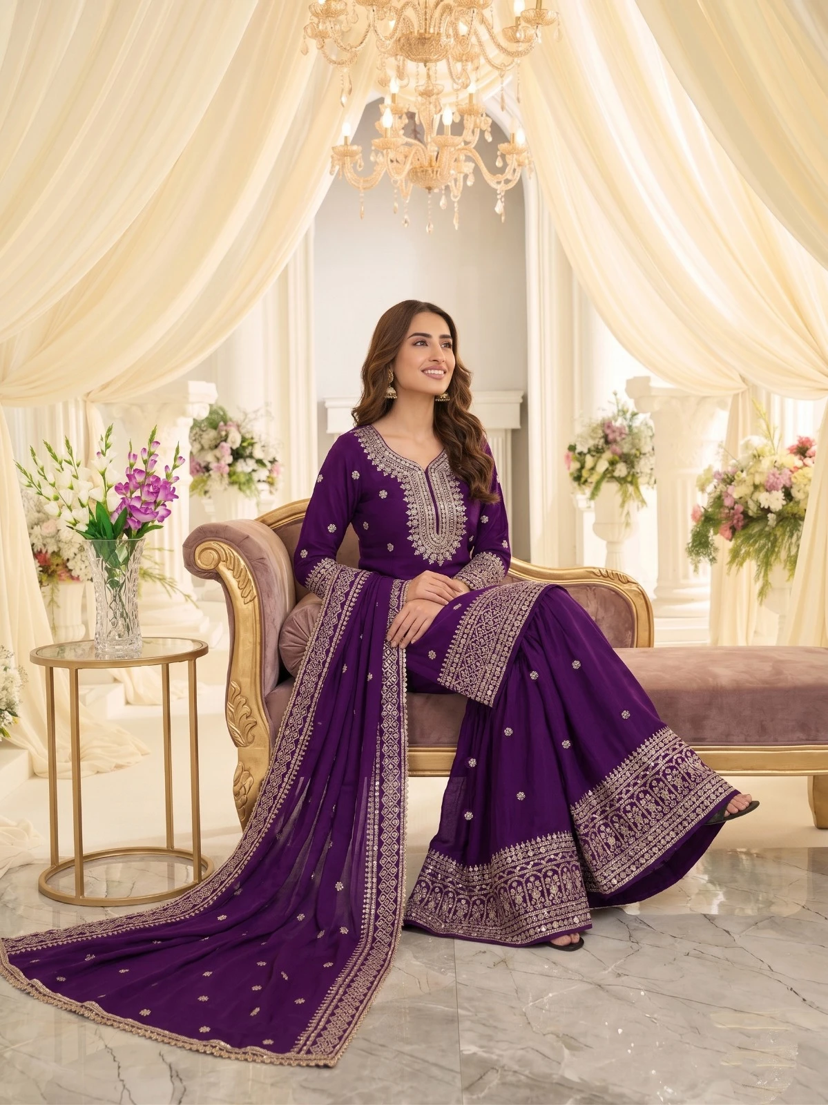 KB Boutique Sharara Collection KB 3323