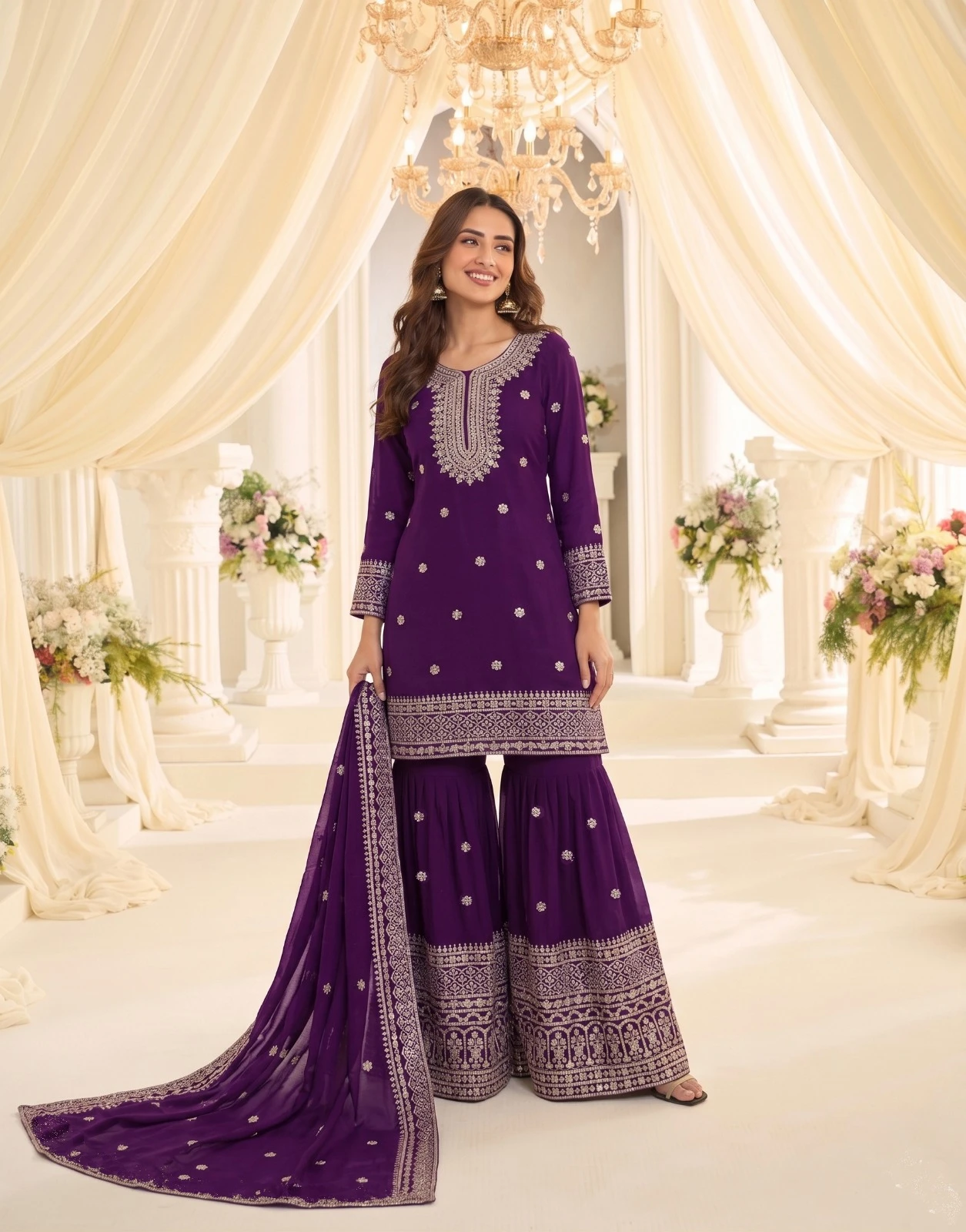 KB Boutique Sharara Collection KB 3323