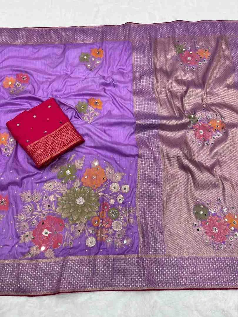 Kc 214 Dolla Silk Real Mirror Worked Designer Saree Collection