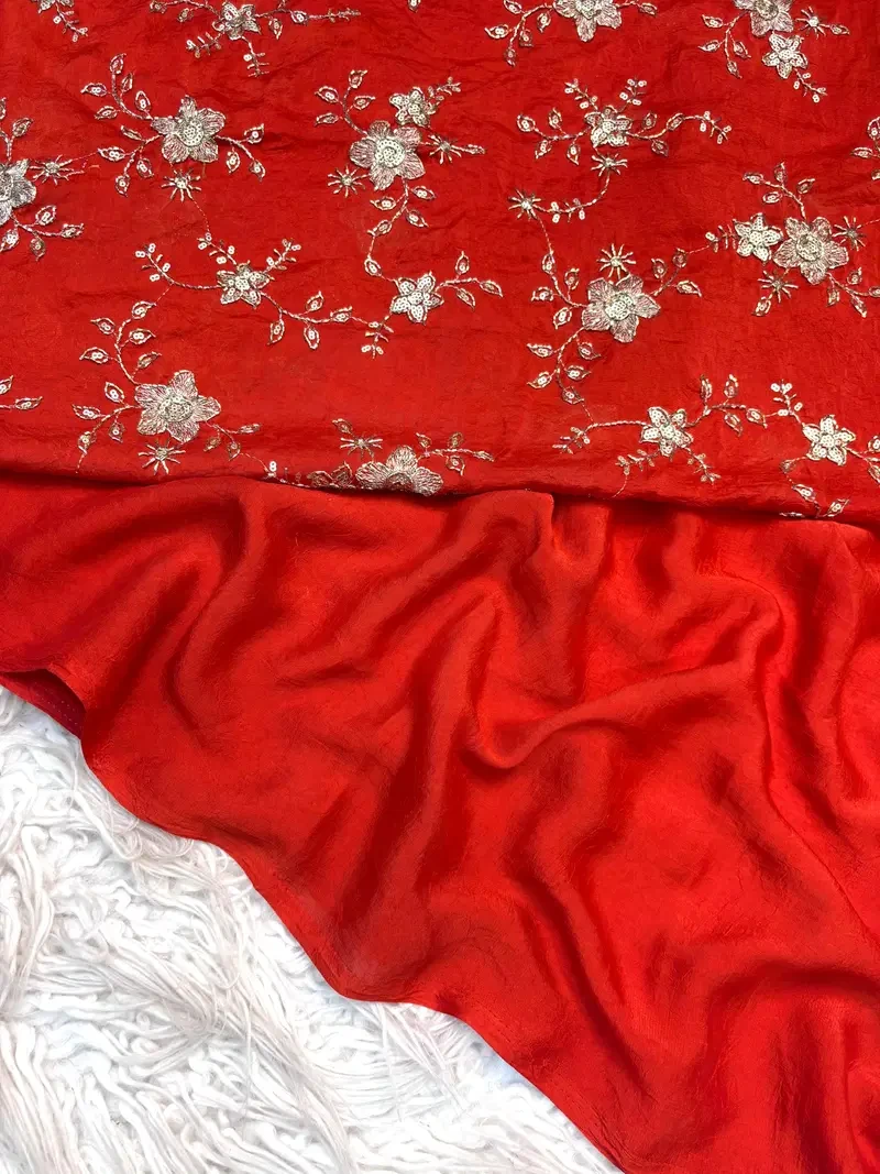 Kc 215 Crush Rangoli Premium Designer Saree Collection