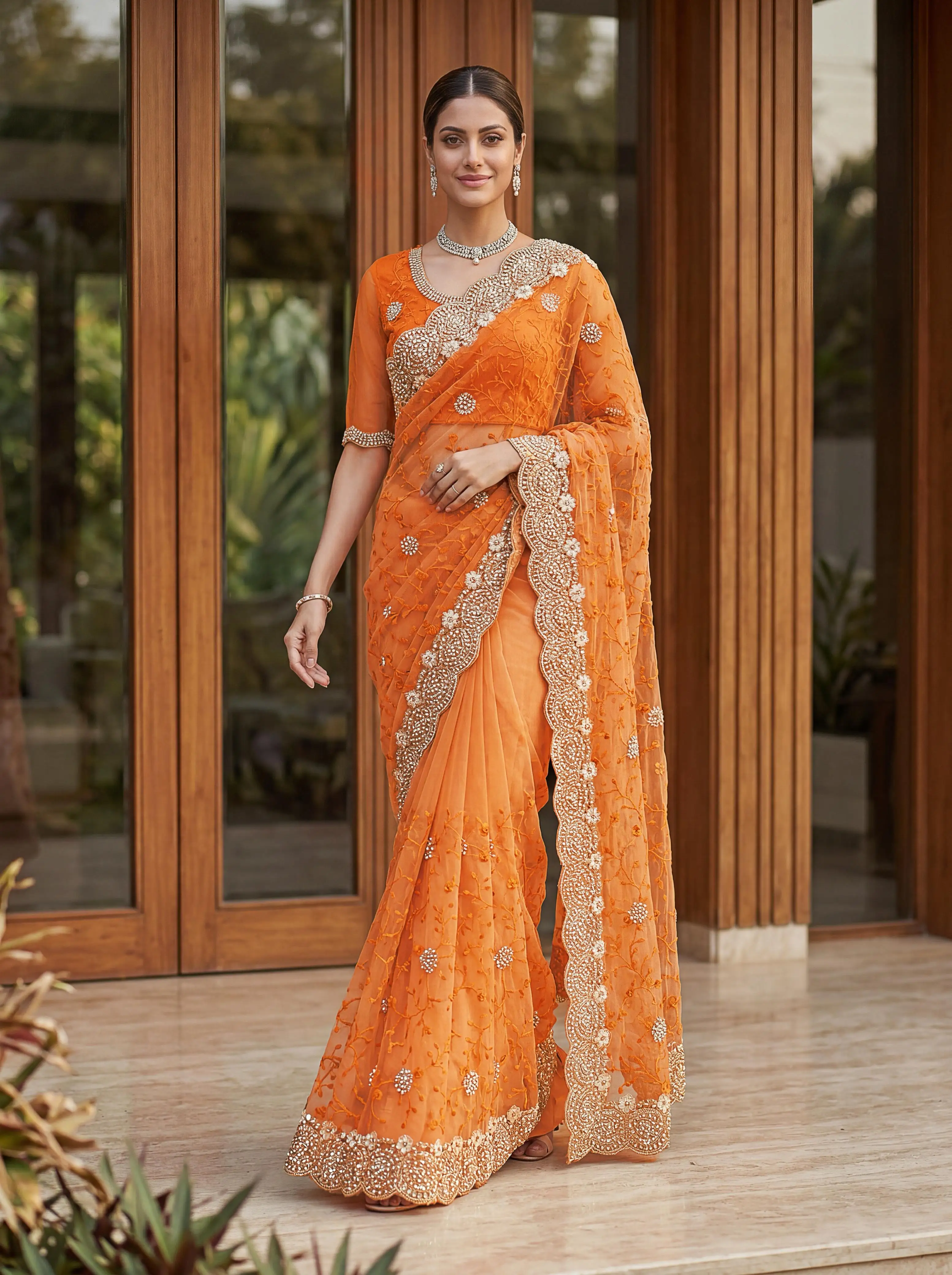 KC 932 Space Silk Saree