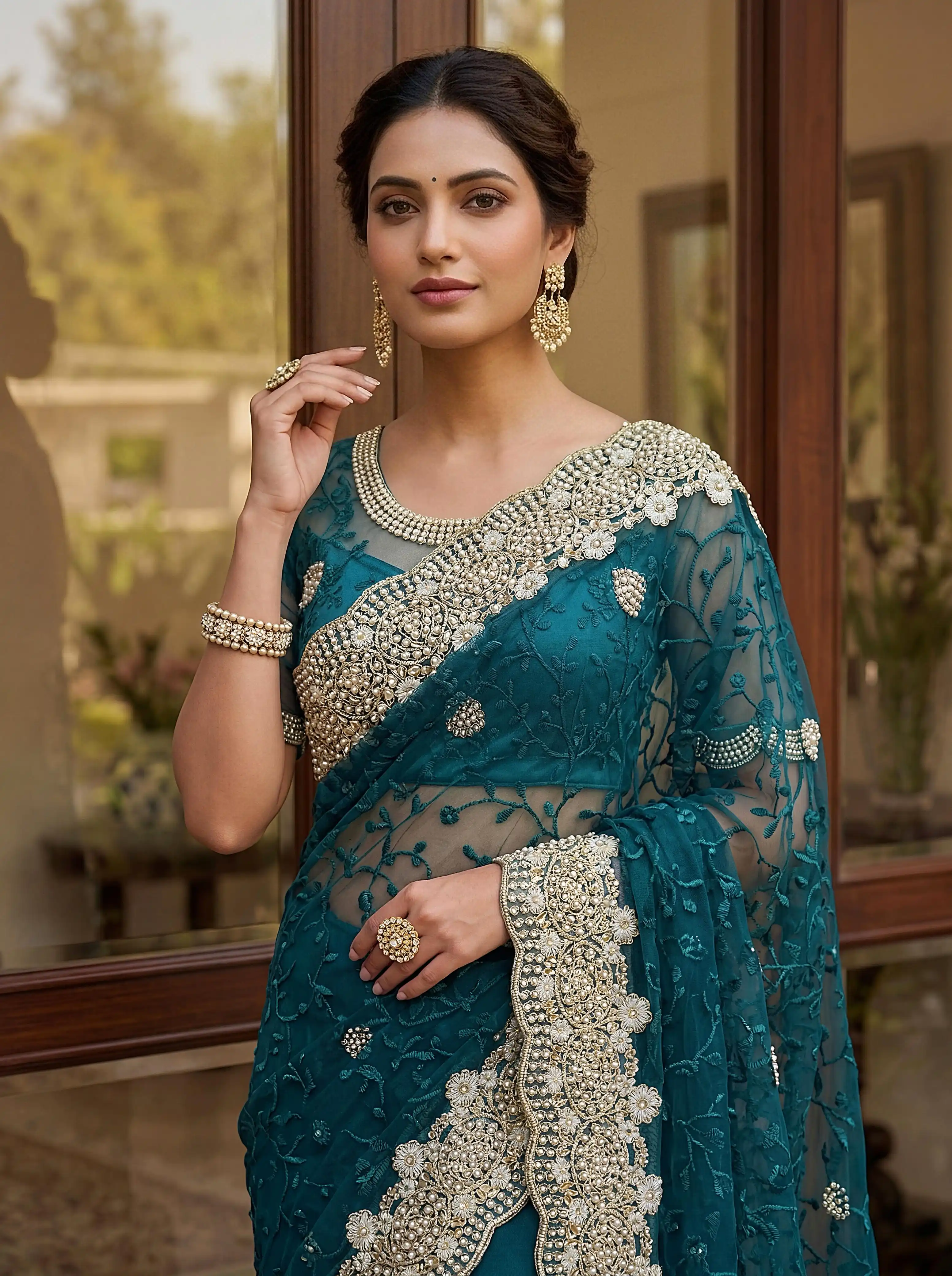 KC 932 Space Silk Saree