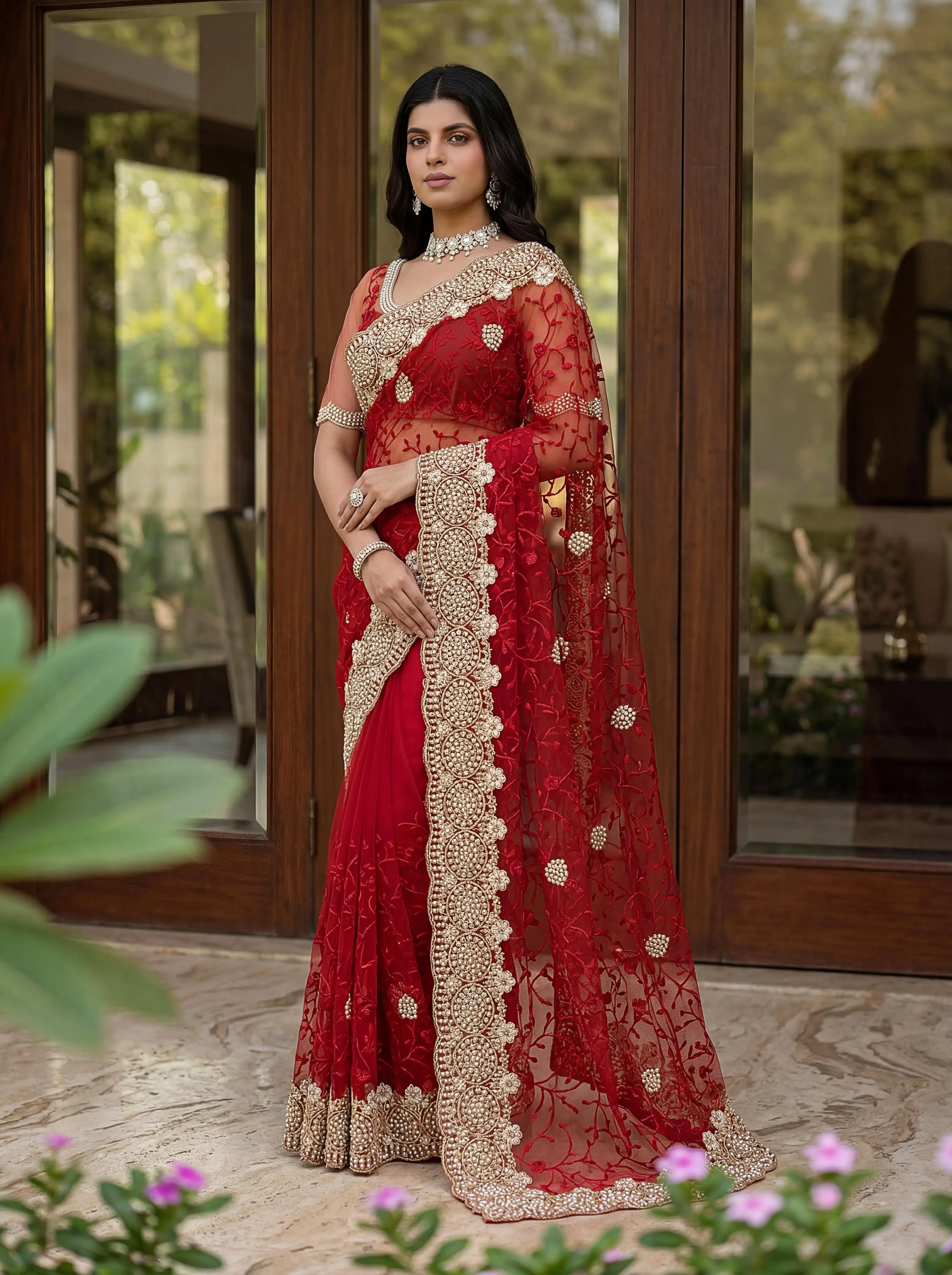 KC 932 Space Silk Saree