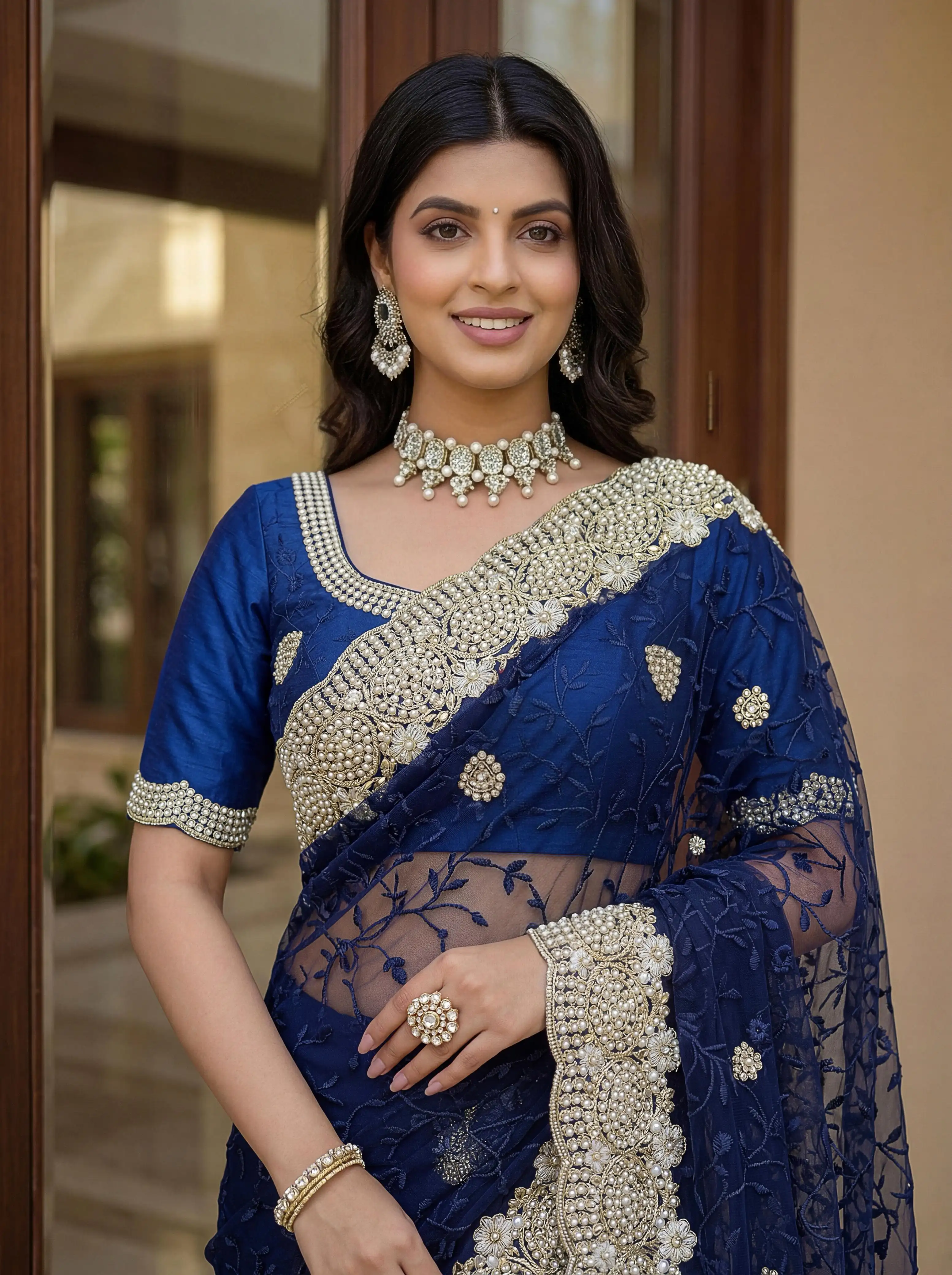 KC 932 Space Silk Saree