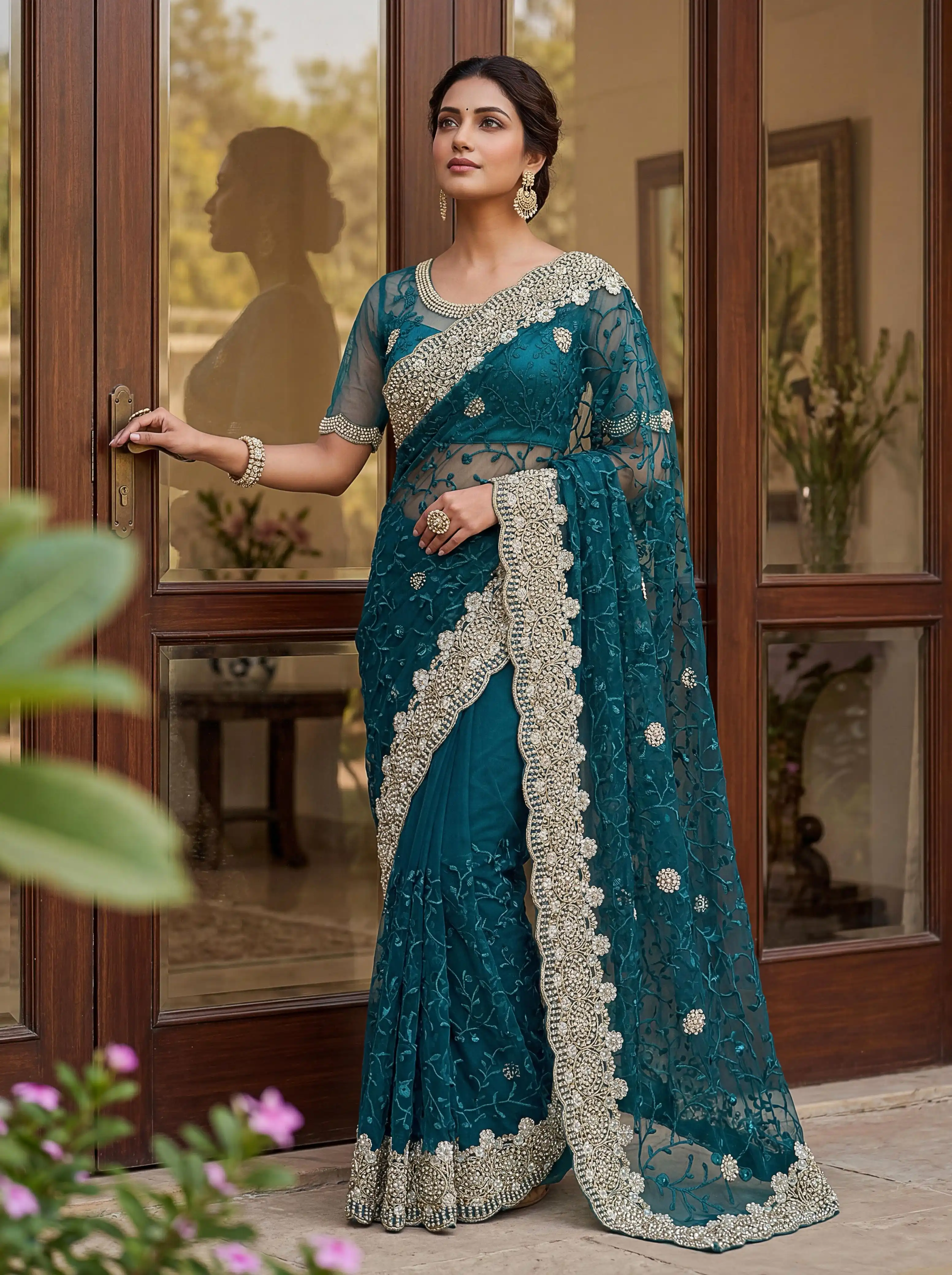 KC 932 Space Silk Saree