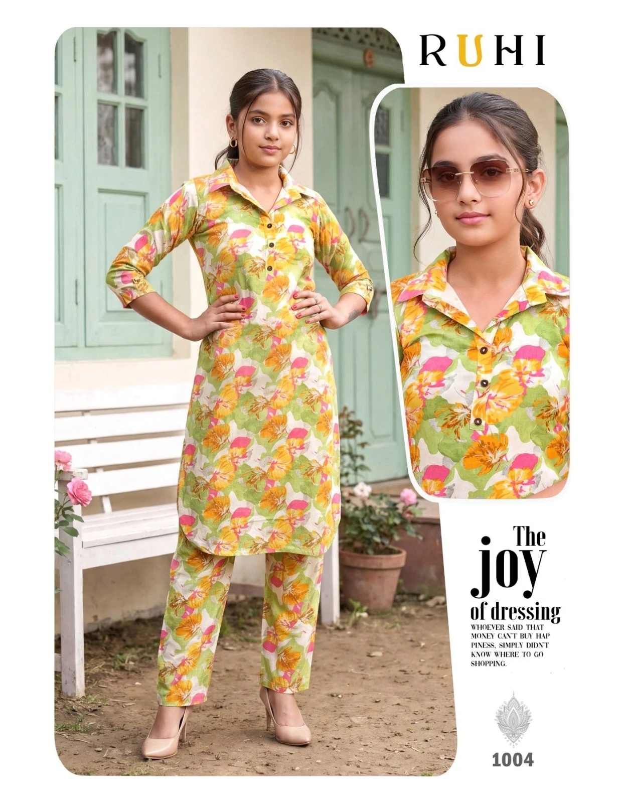 kids Ruhi Rayon Printed Suit