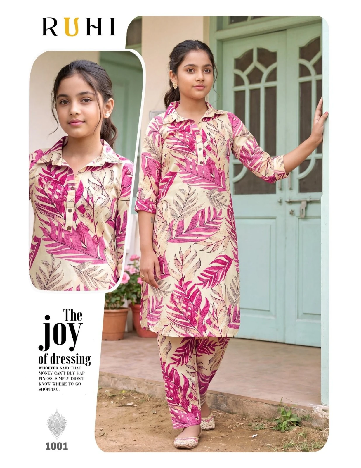 kids Ruhi Rayon Printed Suit