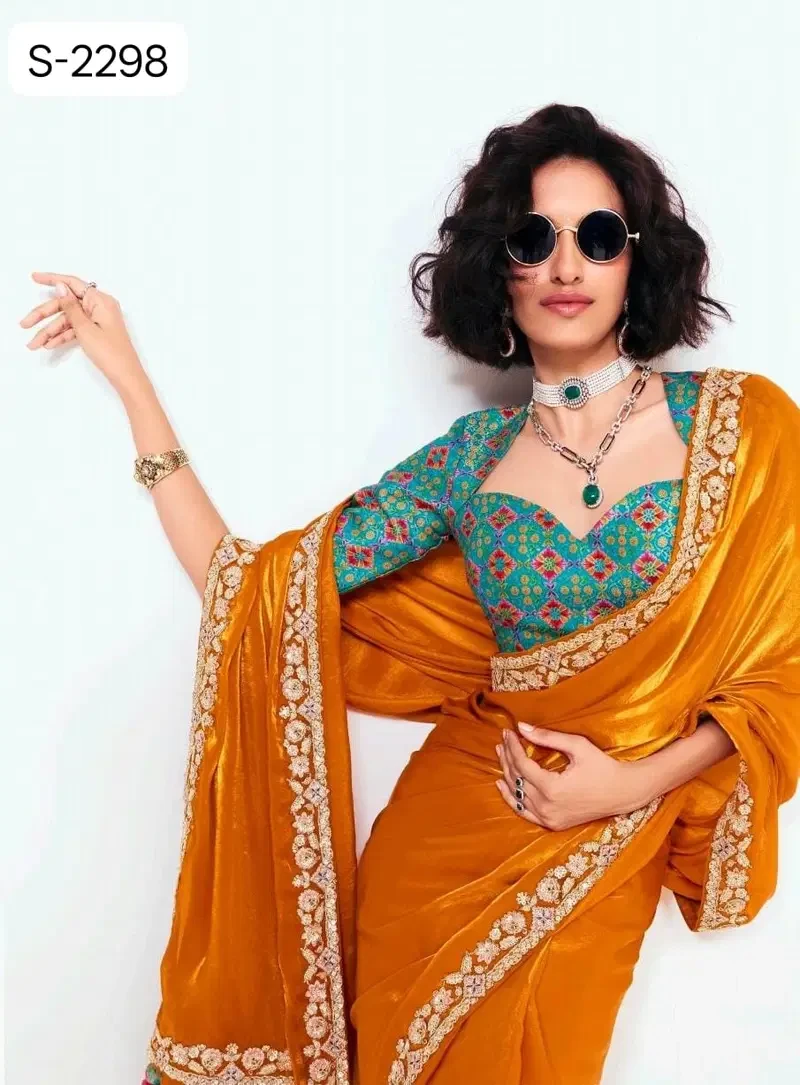 Kimora Deevangi Vol 33 Facny Tissue with Handworked Designer Saree Collection