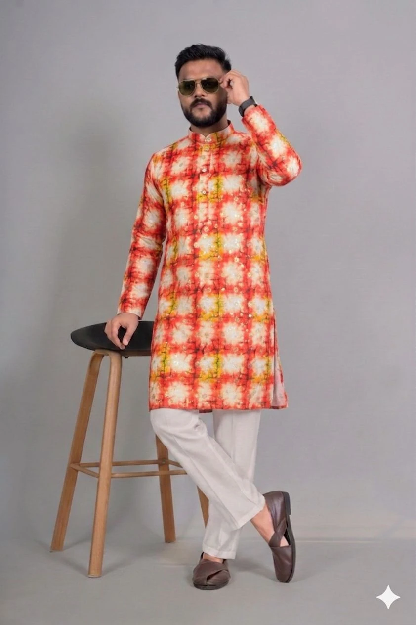 Kurta House Digital Work Traditional Kurta Set