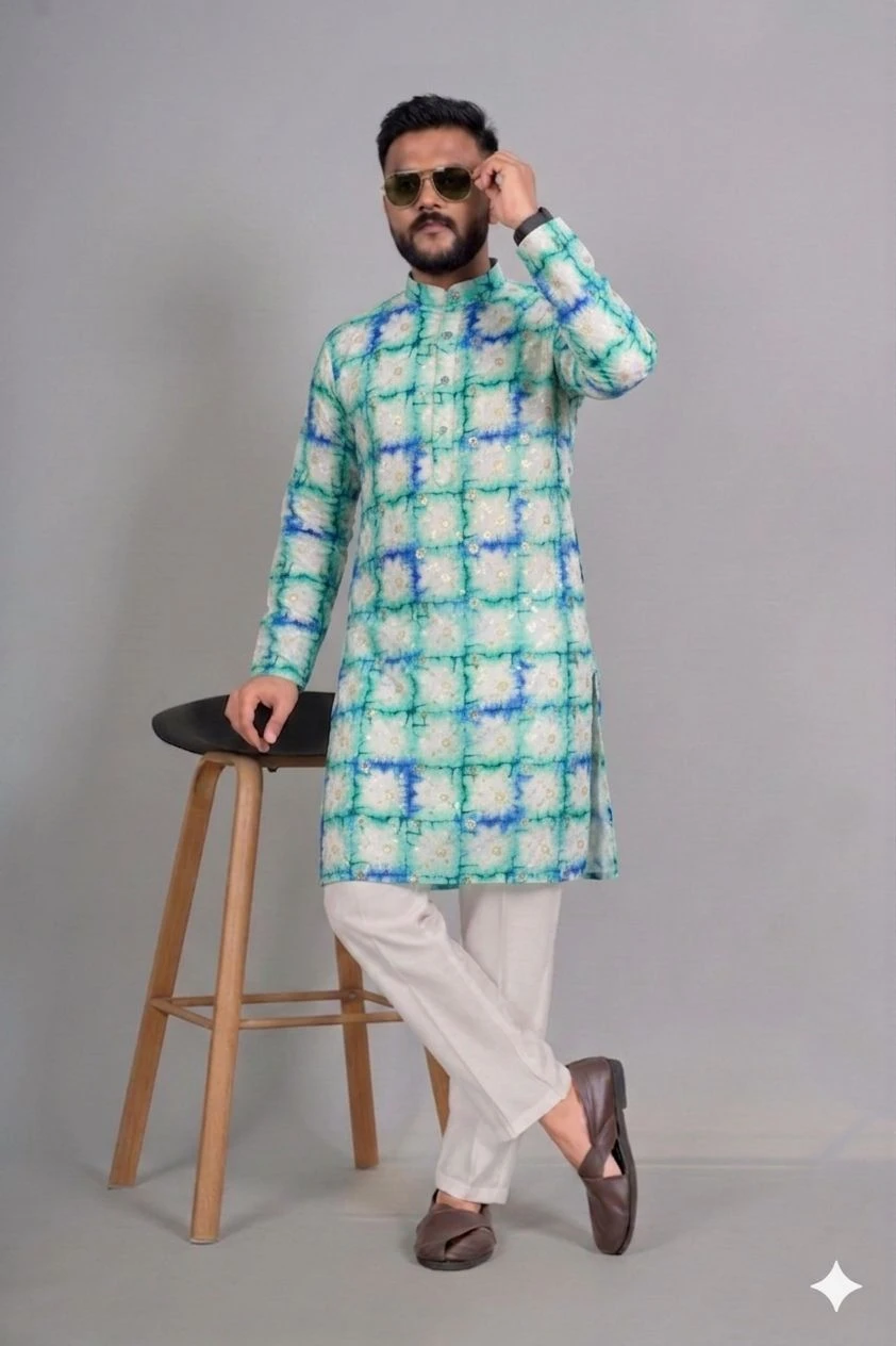 Kurta House Digital Work Traditional Kurta Set