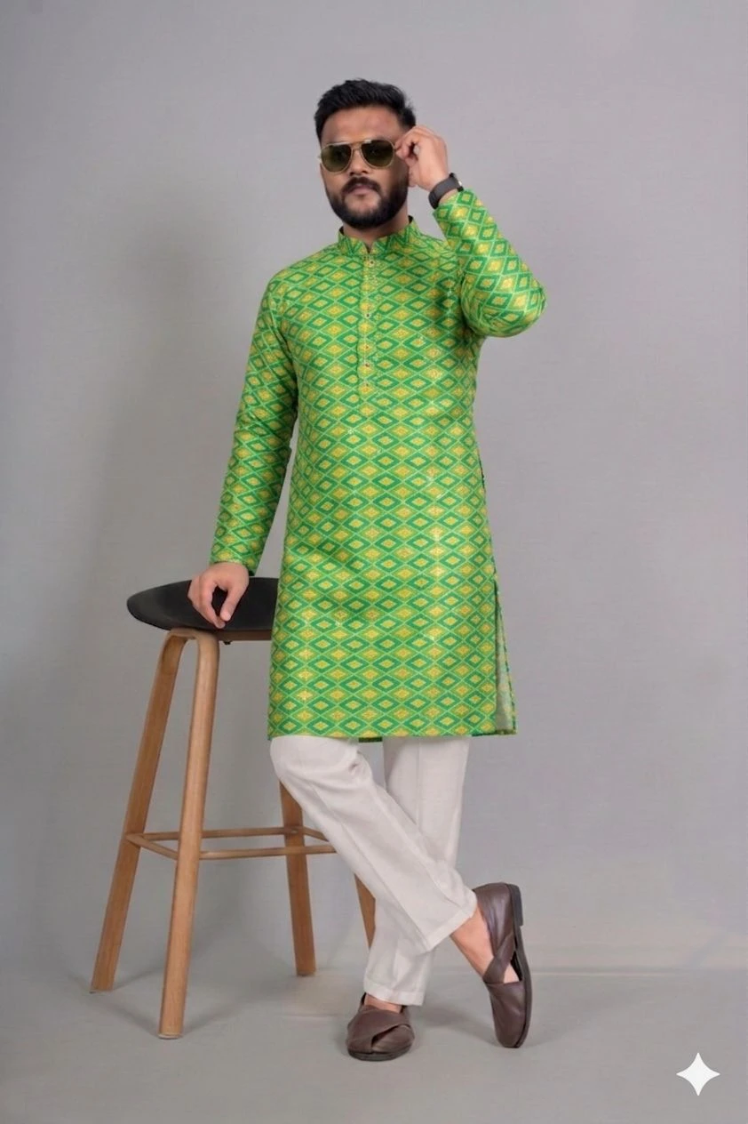 Kurta House Digital Work Traditional Kurta Set