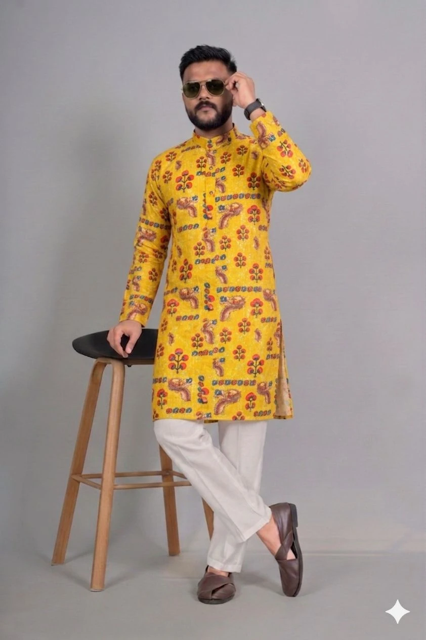 Kurta House Digital Work Traditional Kurta Set