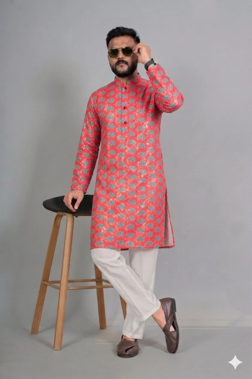 Kurta House Digital Work Traditional Kurta Set