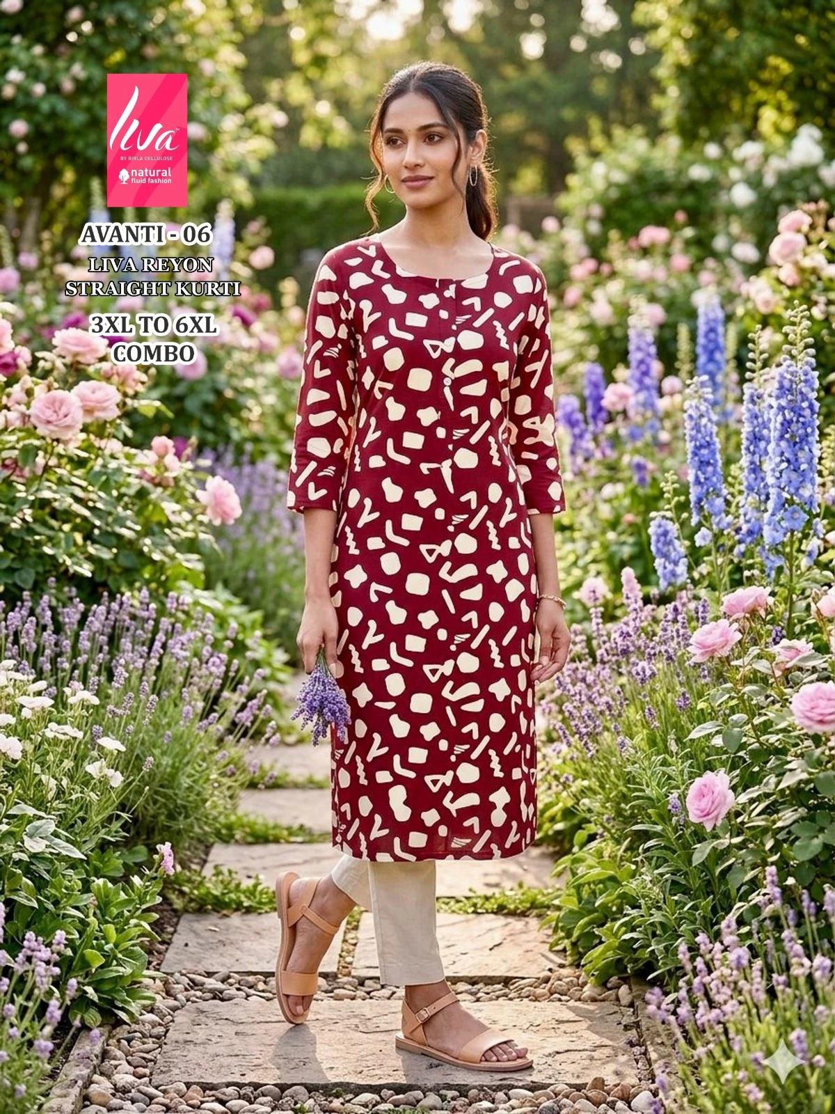 Liva Avanti 1 To 10 Rayon Kurti Collection