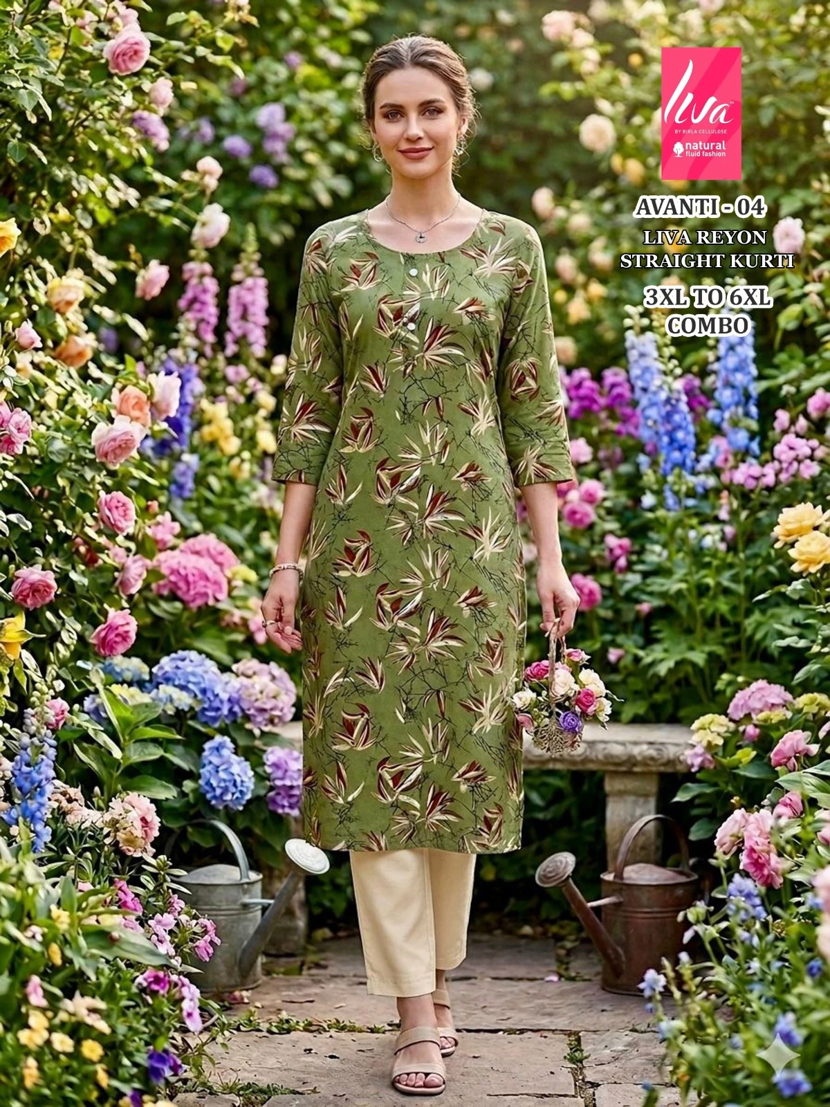 Liva Avanti 1 To 10 Rayon Kurti Collection