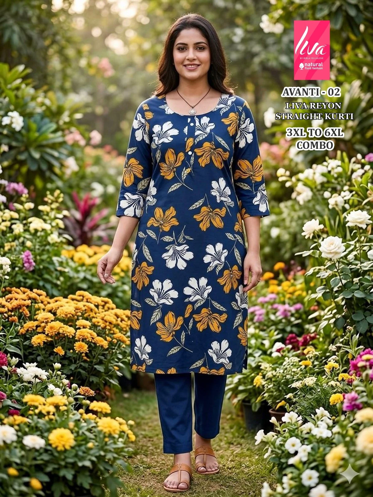 Liva Avanti 1 To 10 Rayon Kurti Collection