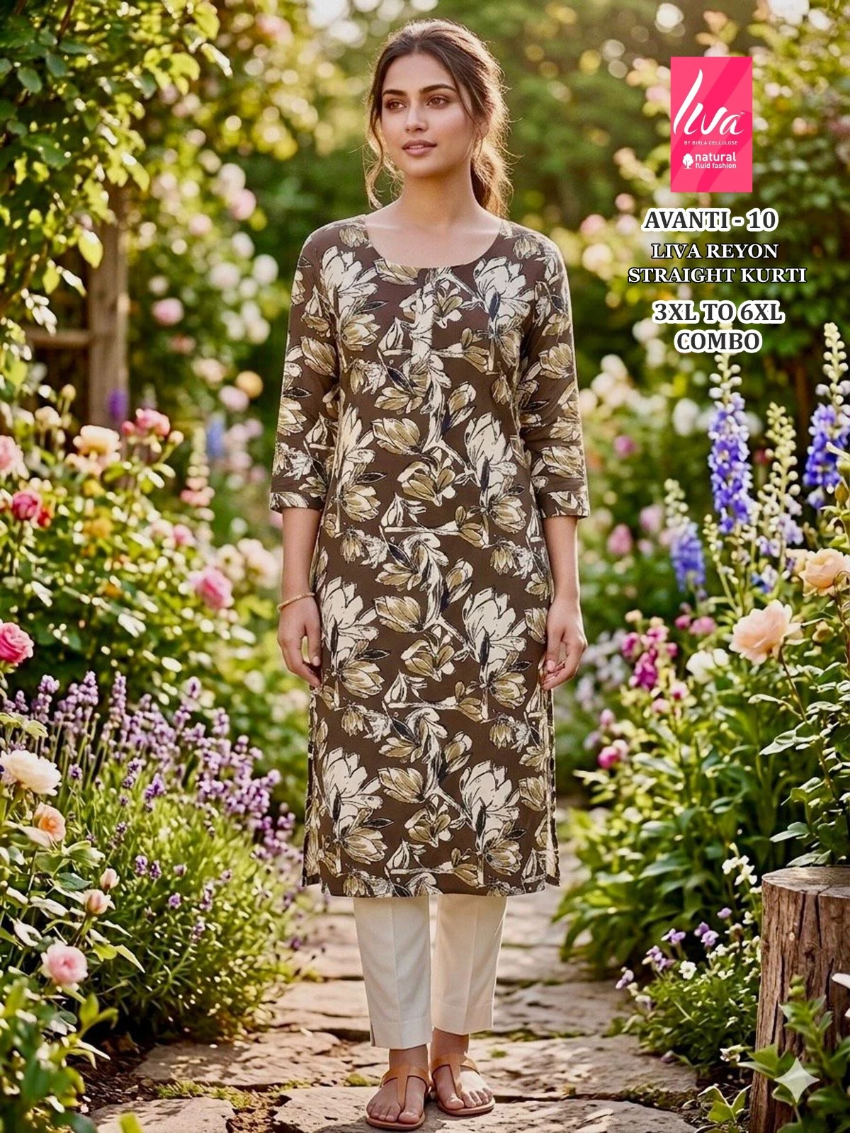 Liva Avanti 1 To 10 Rayon Kurti Collection