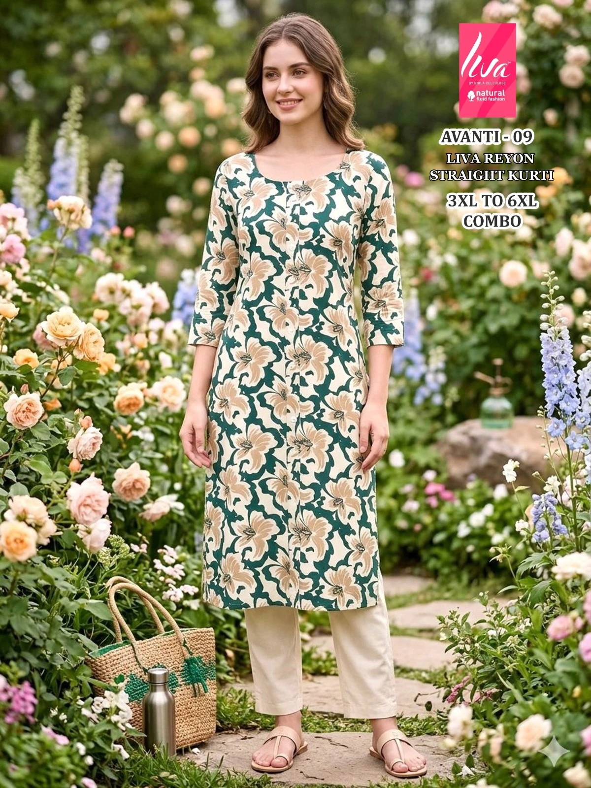 Liva Avanti 1 To 10 Rayon Kurti Collection