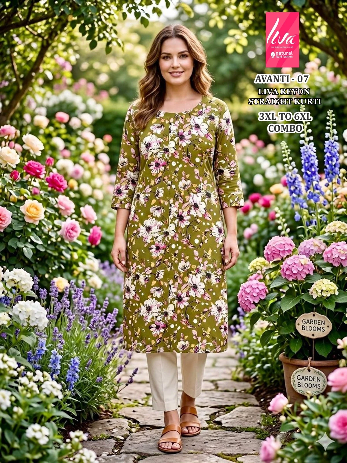 Liva Avanti 1 To 10 Rayon Kurti Collection