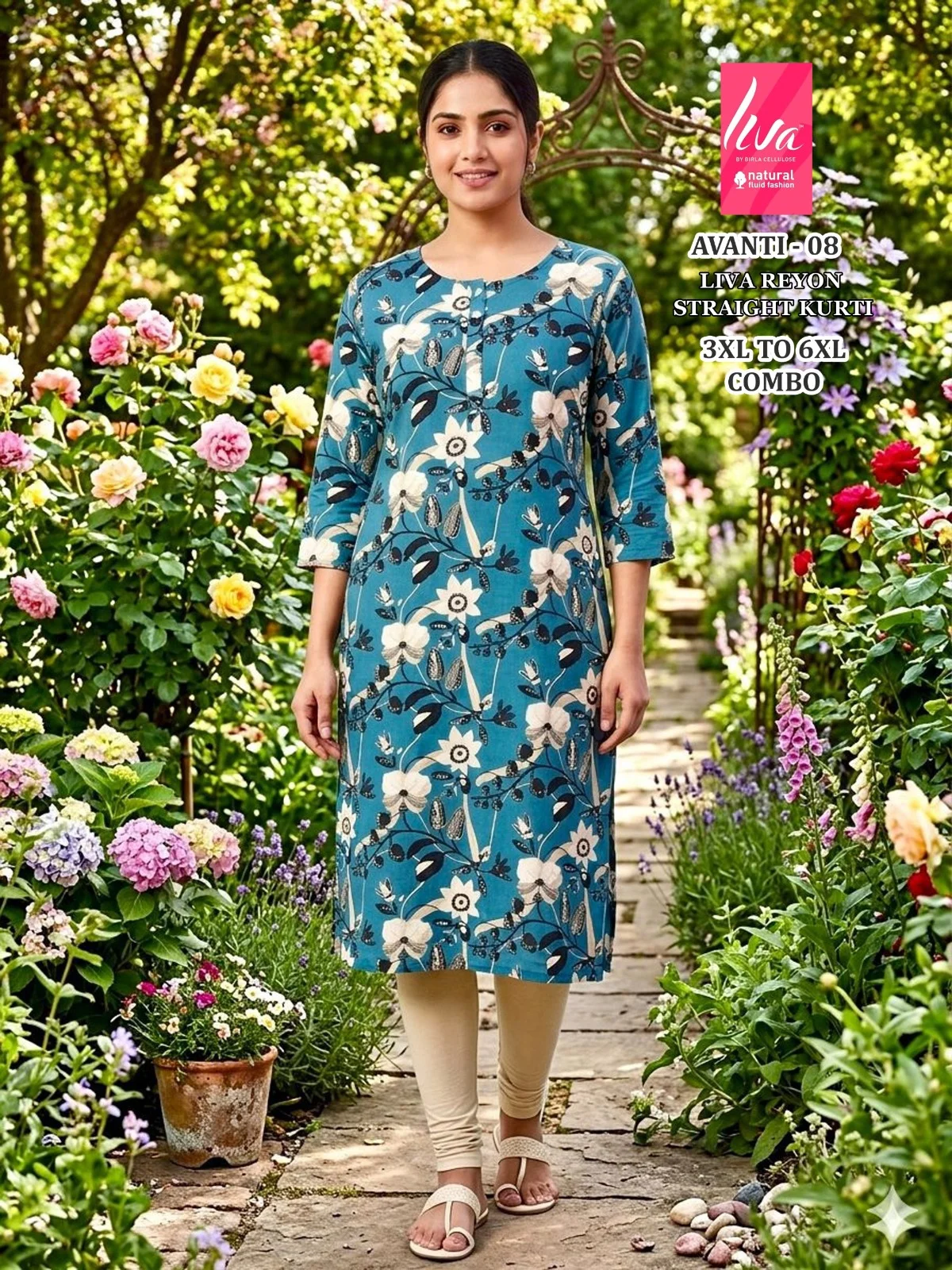 Liva Avanti 1 To 10 Rayon Kurti Collection