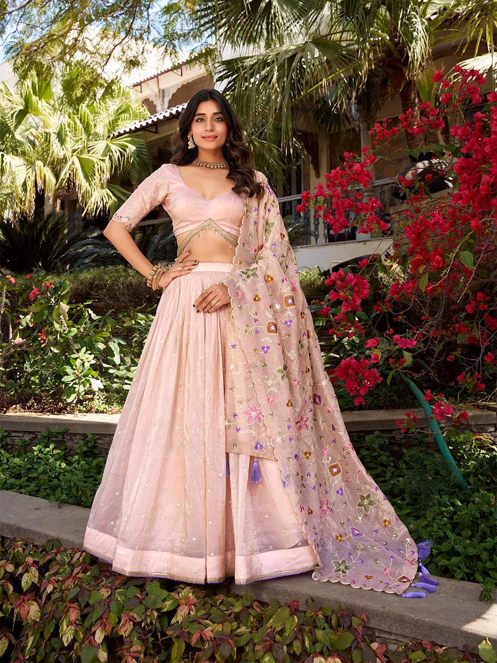 LNB Gold Crush Embroidered Lehenga Collection