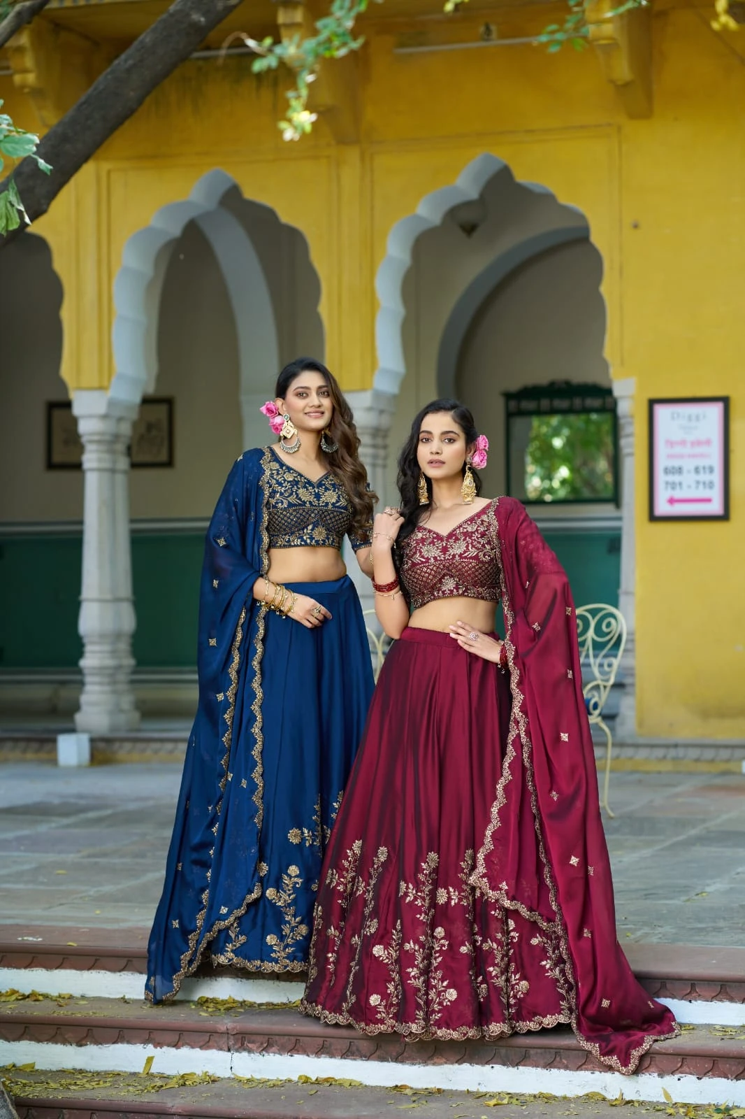 LNB Rangoli Silk Embroidered Lehenga Collection