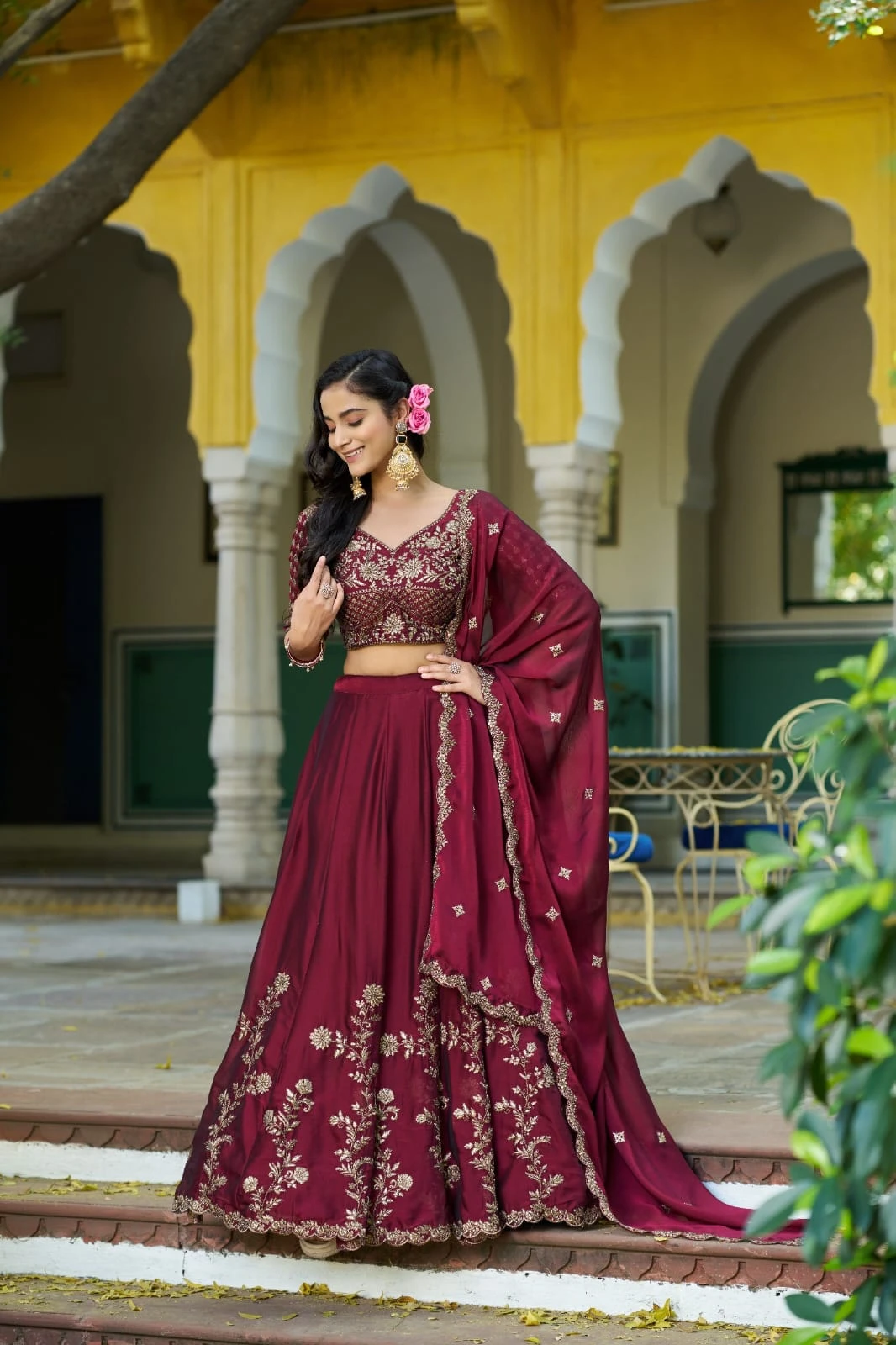 LNB Rangoli Silk Embroidered Lehenga Collection