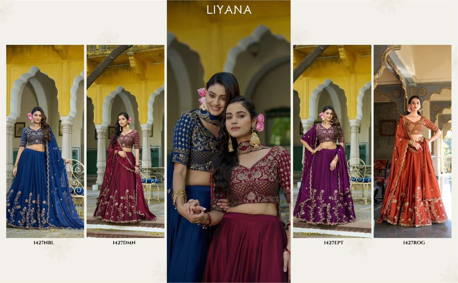 LNB Rangoli Silk Embroidered Lehenga Collection