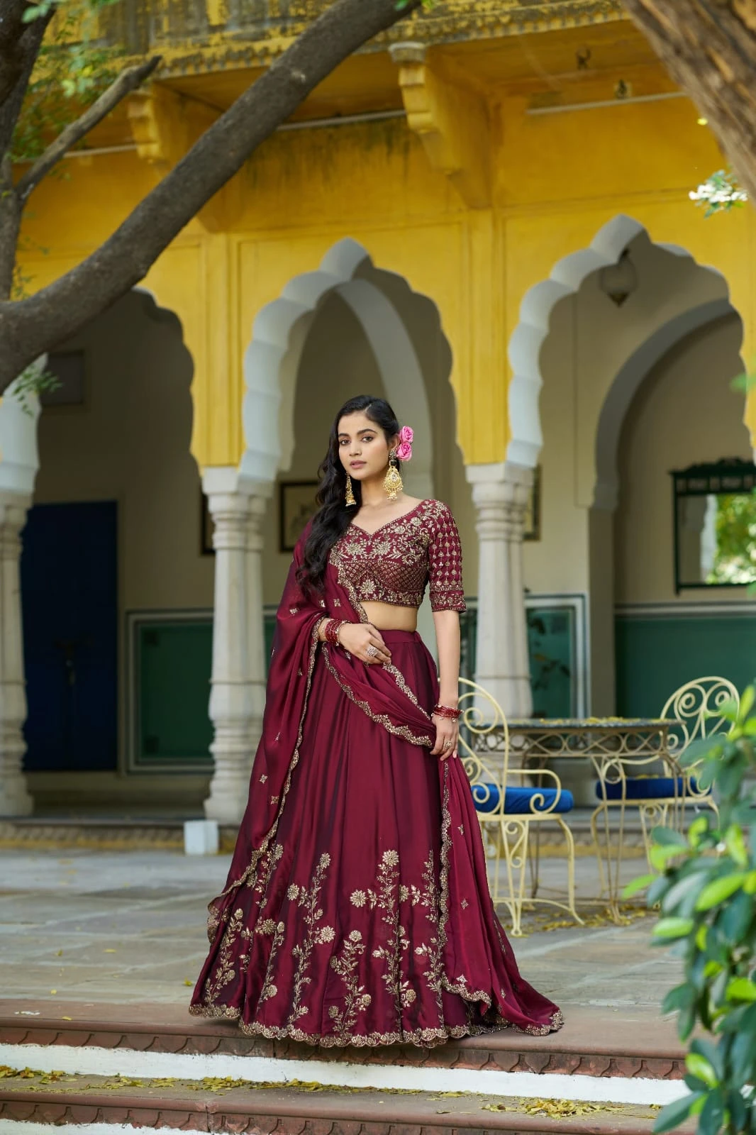 LNB Rangoli Silk Embroidered Lehenga Collection