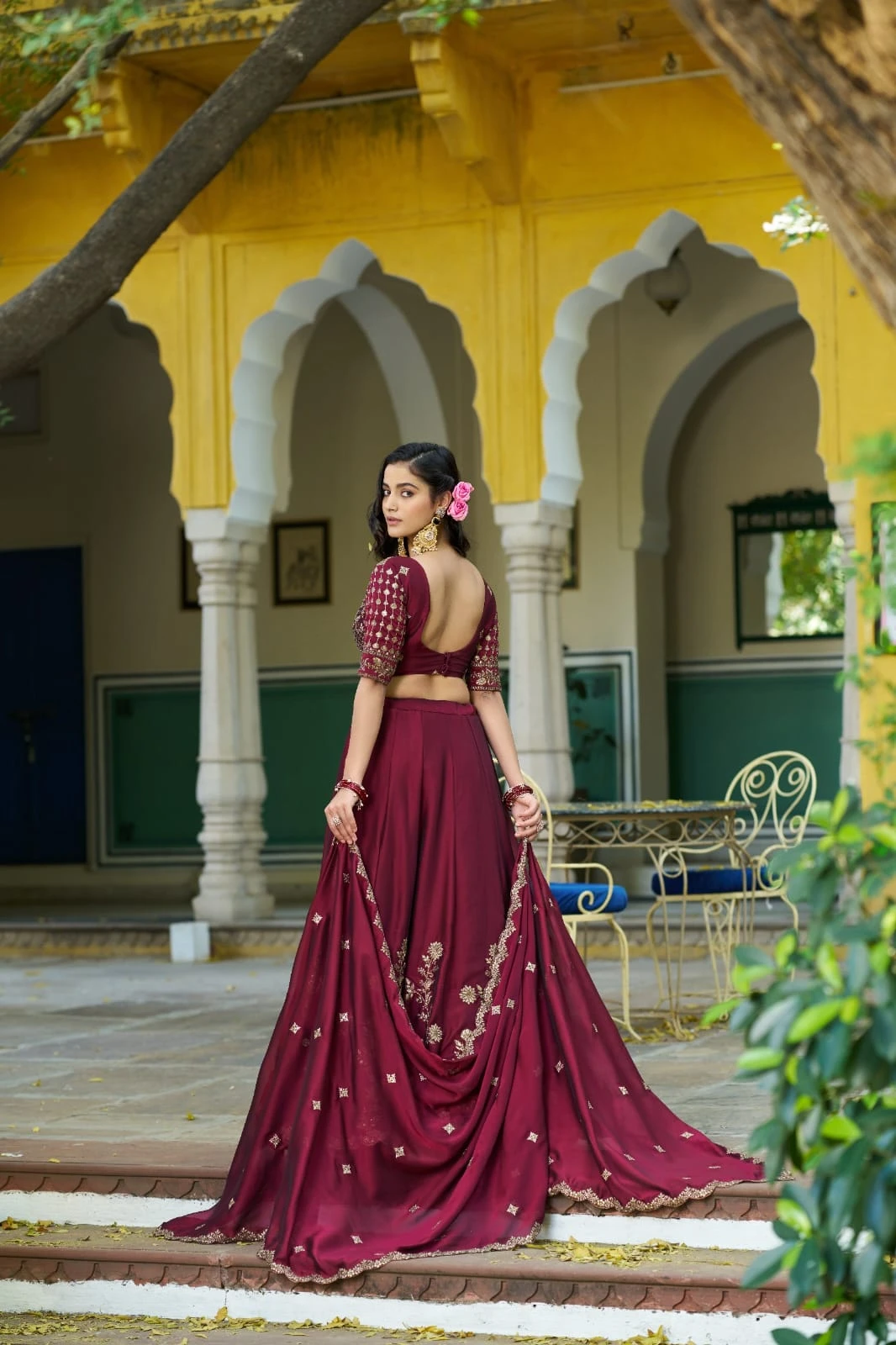 LNB Rangoli Silk Embroidered Lehenga Collection