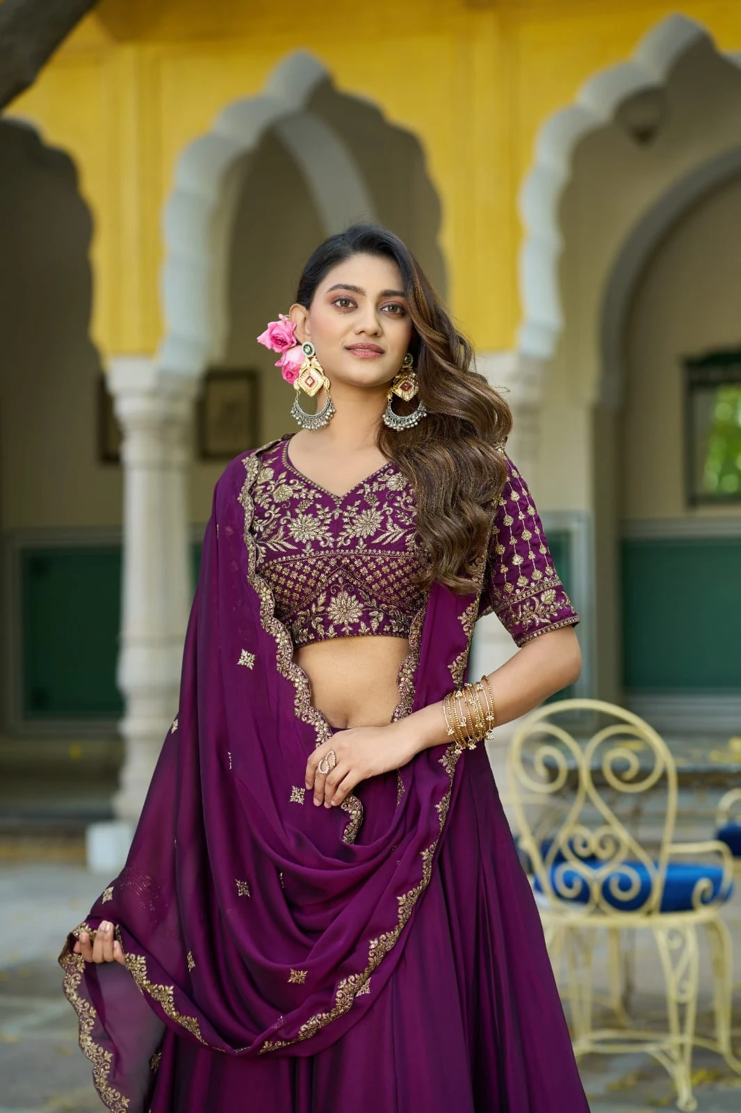 LNB Rangoli Silk Embroidered Lehenga Collection